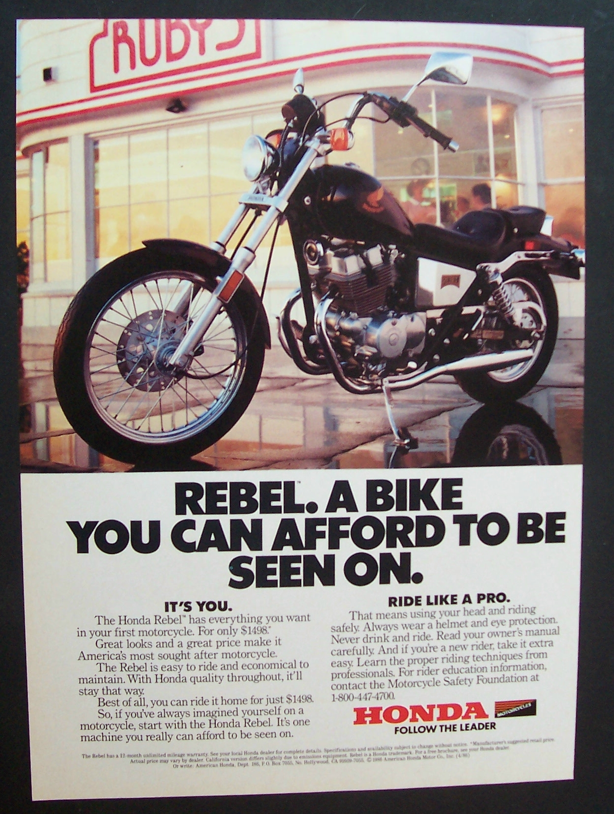 1986 Honda Rebel