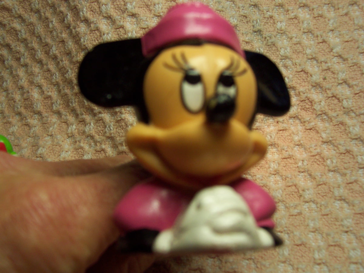 Disney Minnie Mouse Bubble Pipe finger puppet