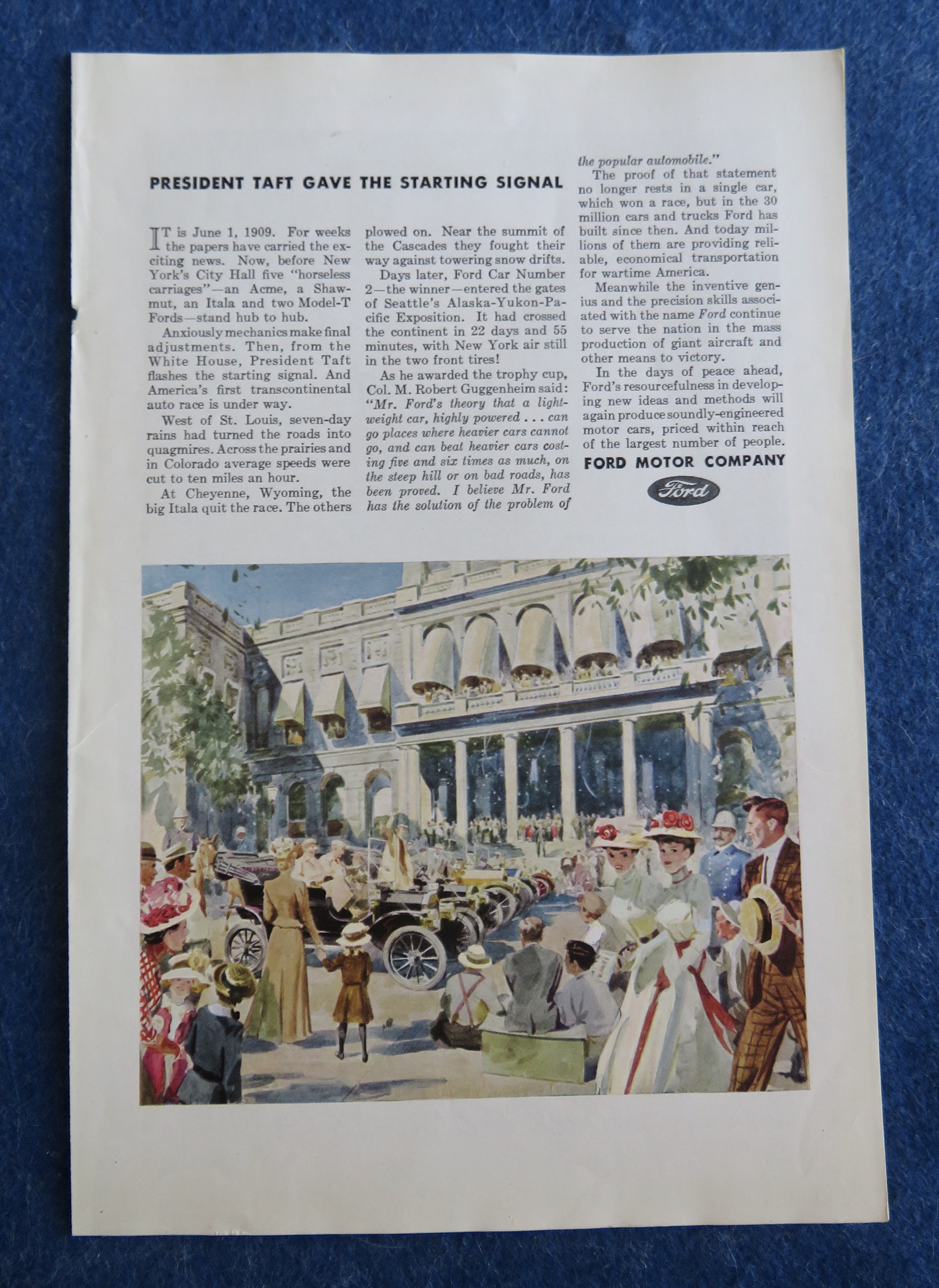 1944 Ford Motor Company with President Taft