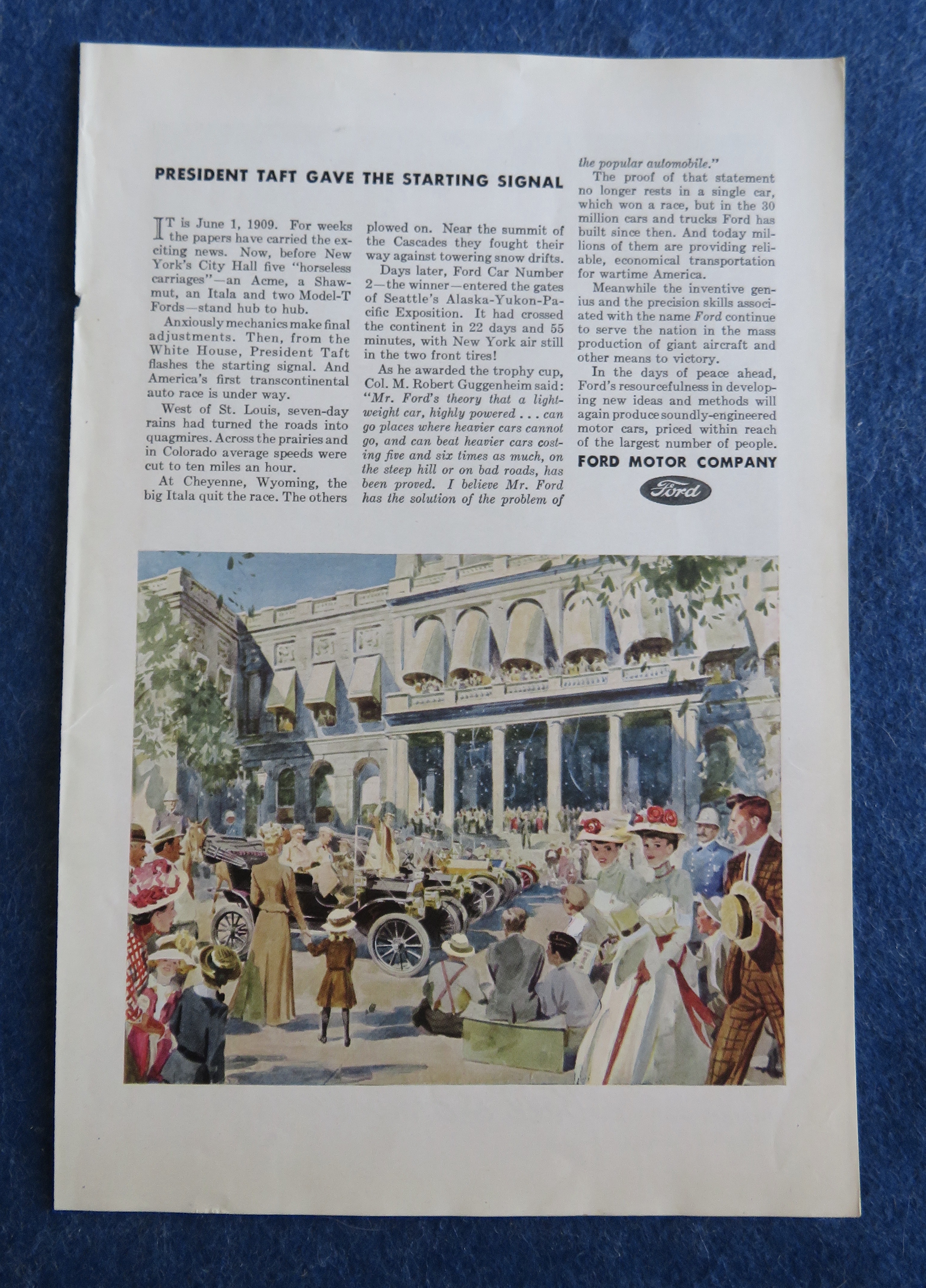 1944 Ford Motor Company with President Taft
