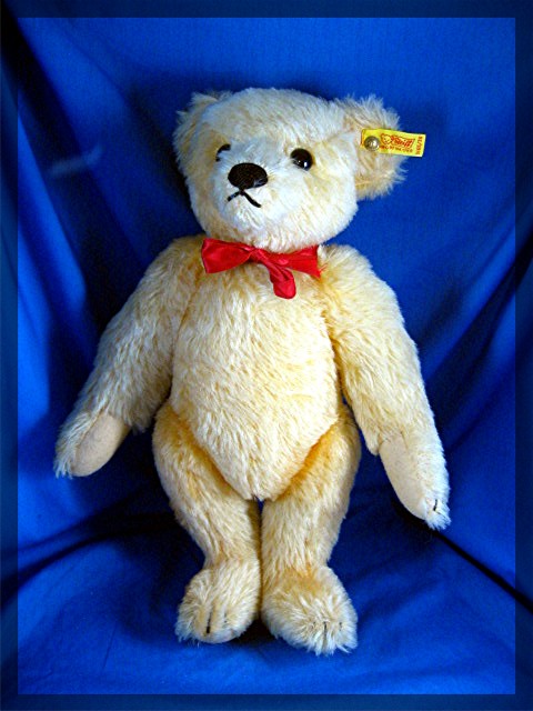 14 inch STEIFF teddy bear, fully jointed golden