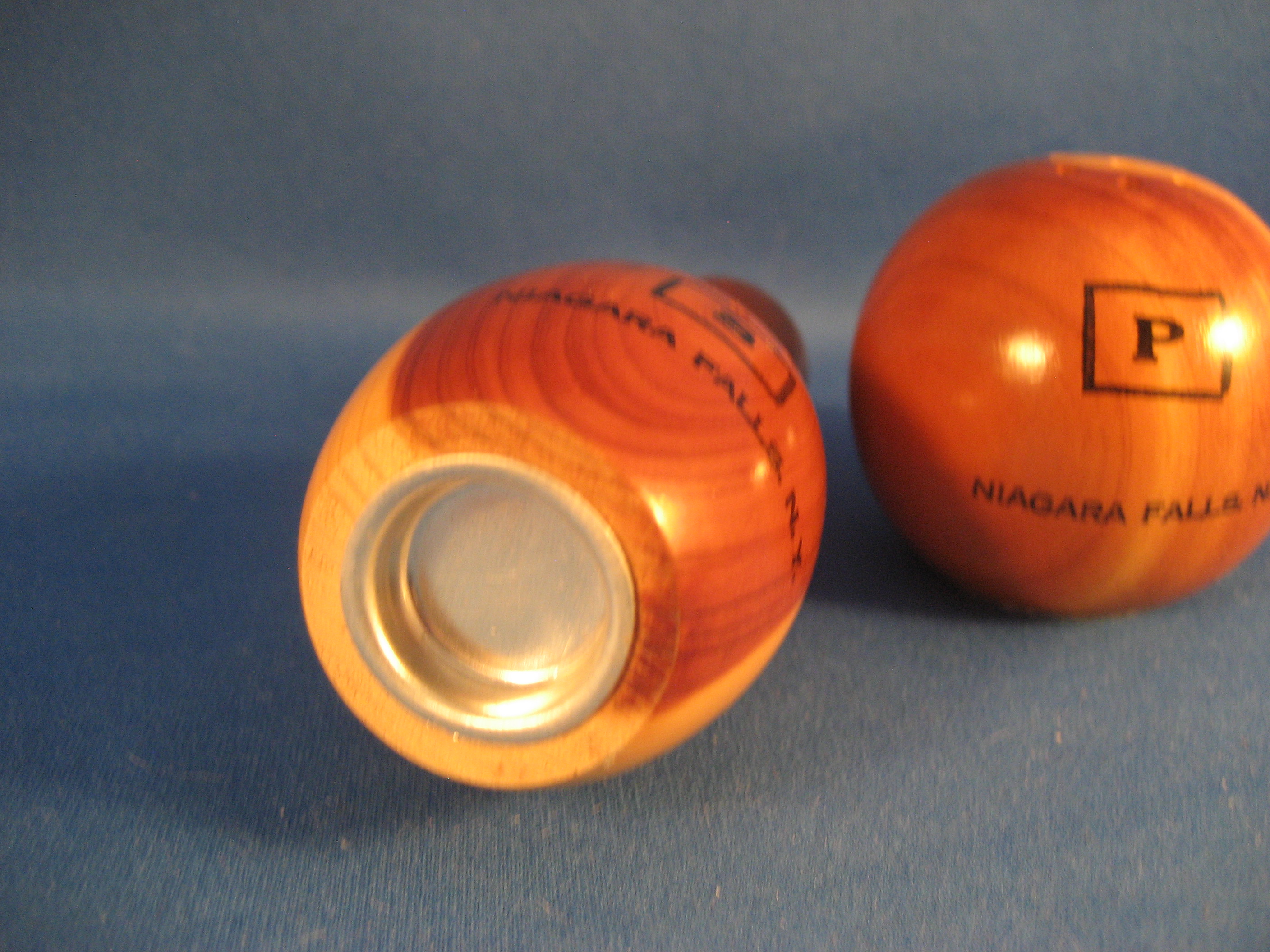 Bowling Pin and Ball Salt and Pepper