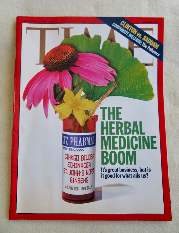 Time Magazine November 23, 1998 The Herbal Medicine Boom