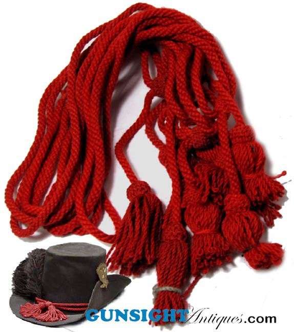 Original! -Civil War era ARTILLERY  HAT CORD