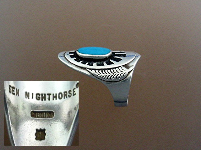 Ben Nighthorse Campbell Cheyanne  Sterling Silver Ring