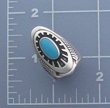 Ben Nighthorse Campbell Cheyanne  Sterling Silver Ring