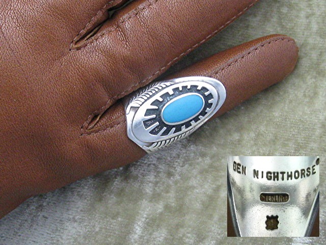 Ben Nighthorse Campbell Cheyanne  Sterling Silver Ring