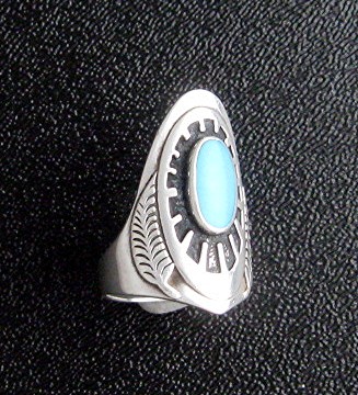 Ben Nighthorse Campbell Cheyanne  Sterling Silver Ring