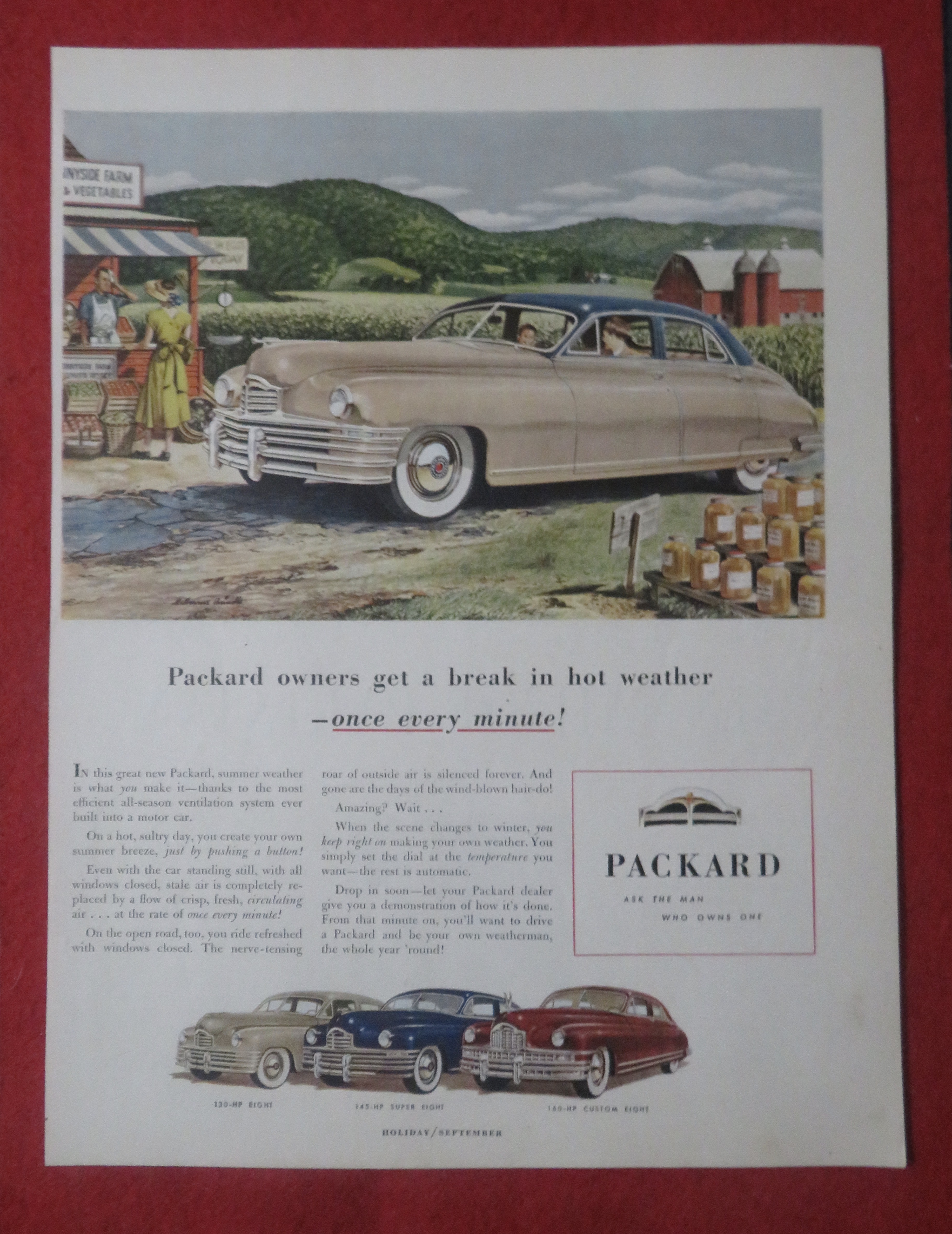 1948 Packard Automobile with 130 HP Eight