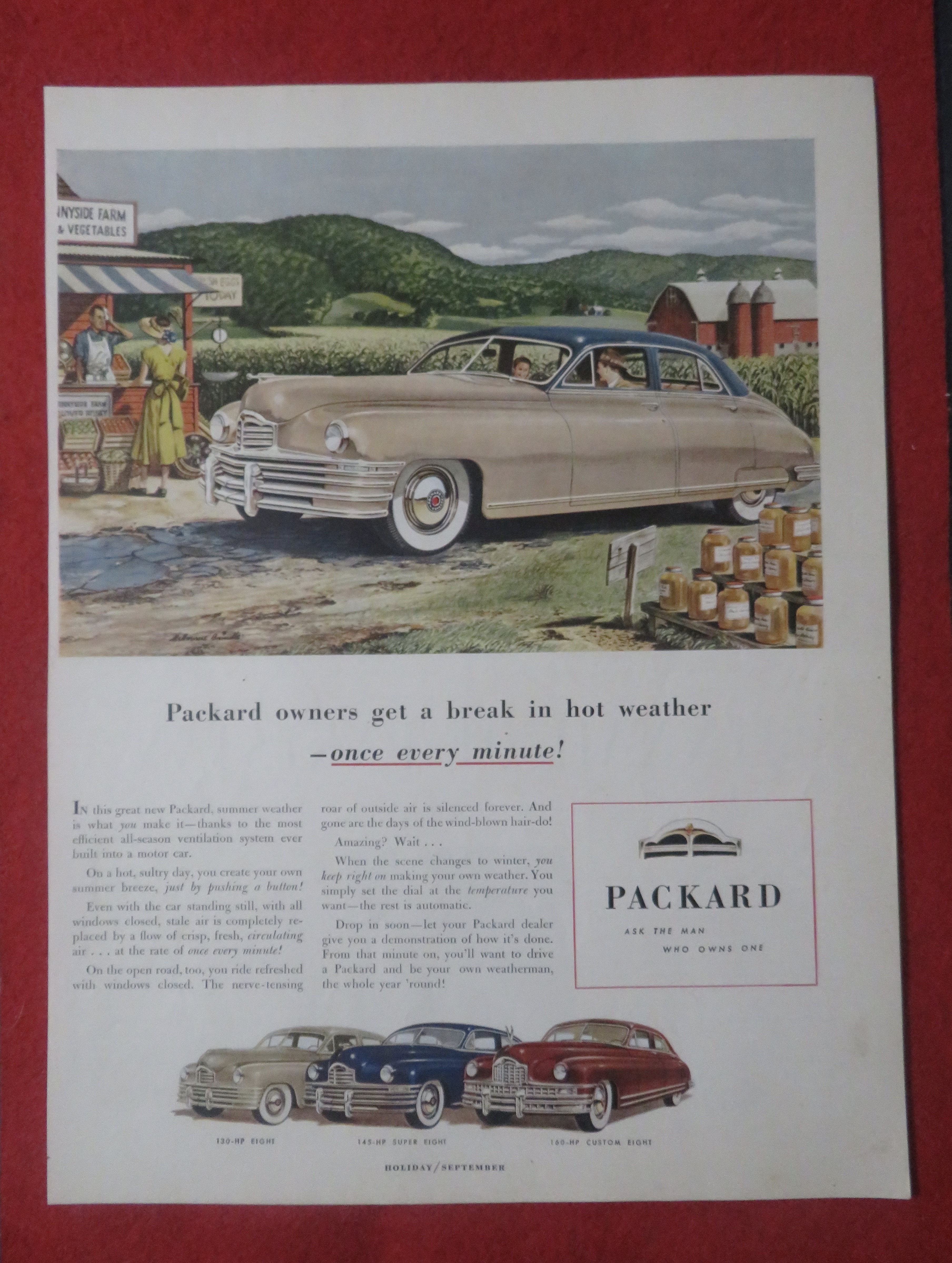 1948 Packard Automobile with 130 HP Eight