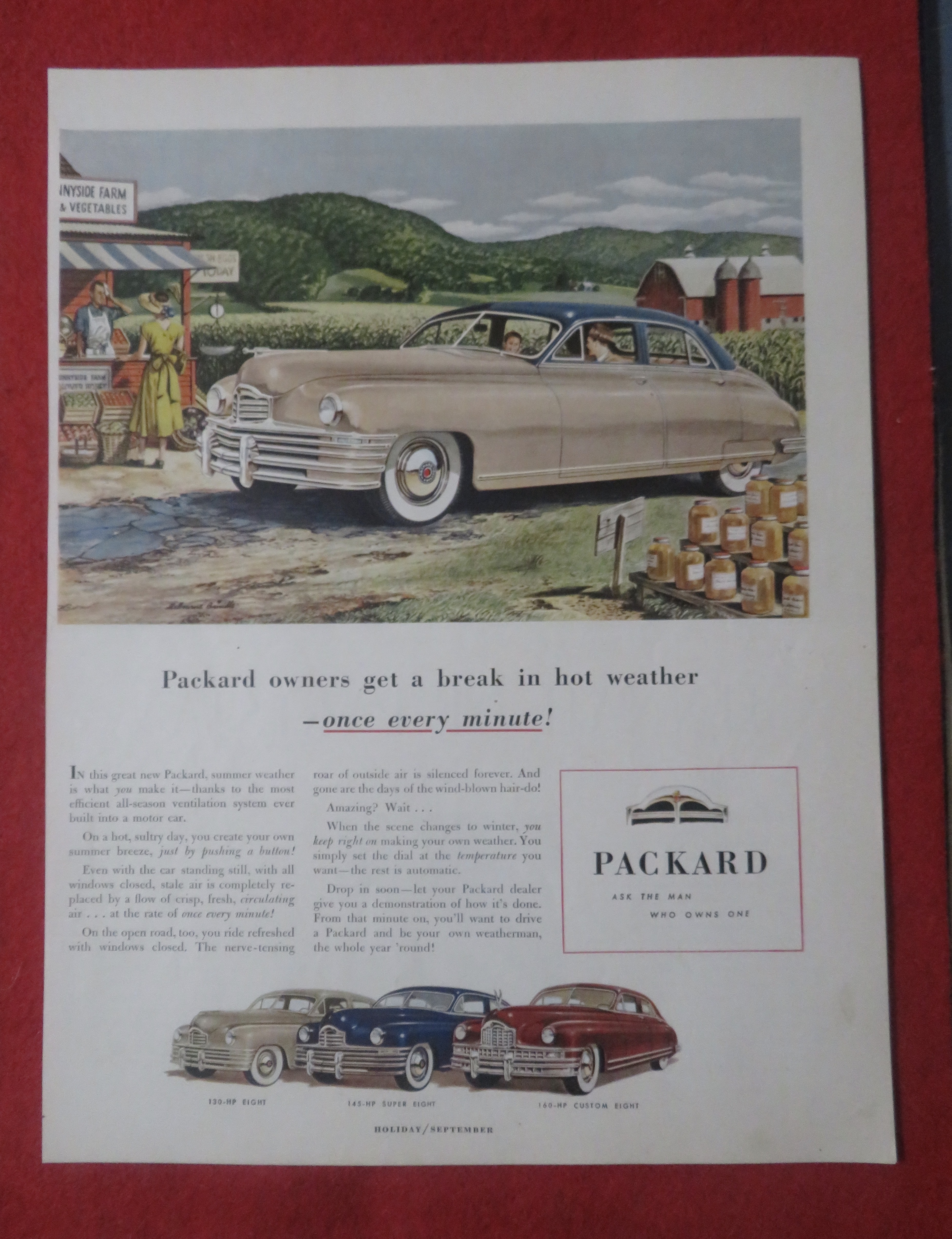 1948 Packard Automobile with 130 HP Eight