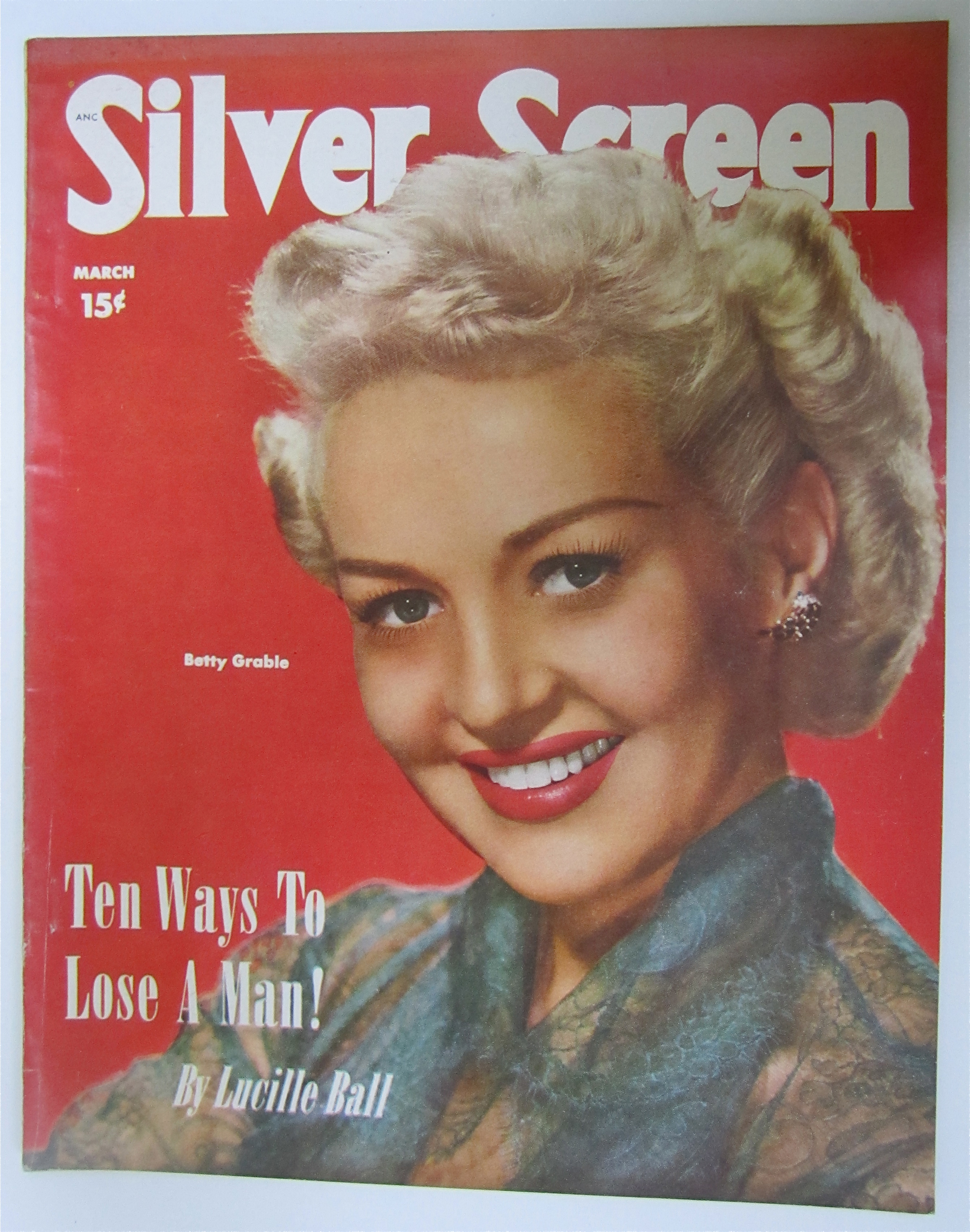 Silver Screen Magazine March 1951 Betty Grable