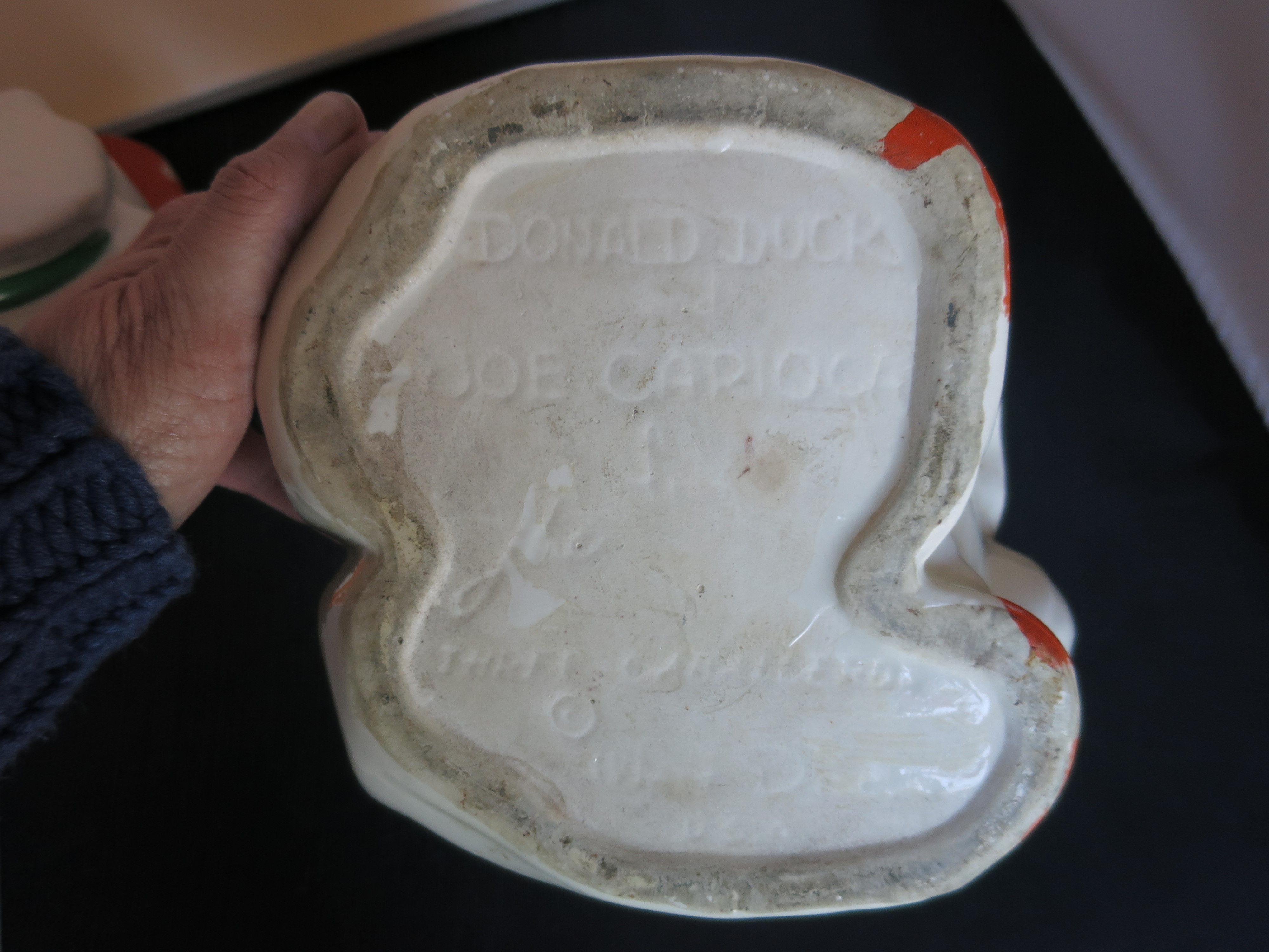 Disney Donald Duck Jose Joe Carioca Turnabout Cookie Jar