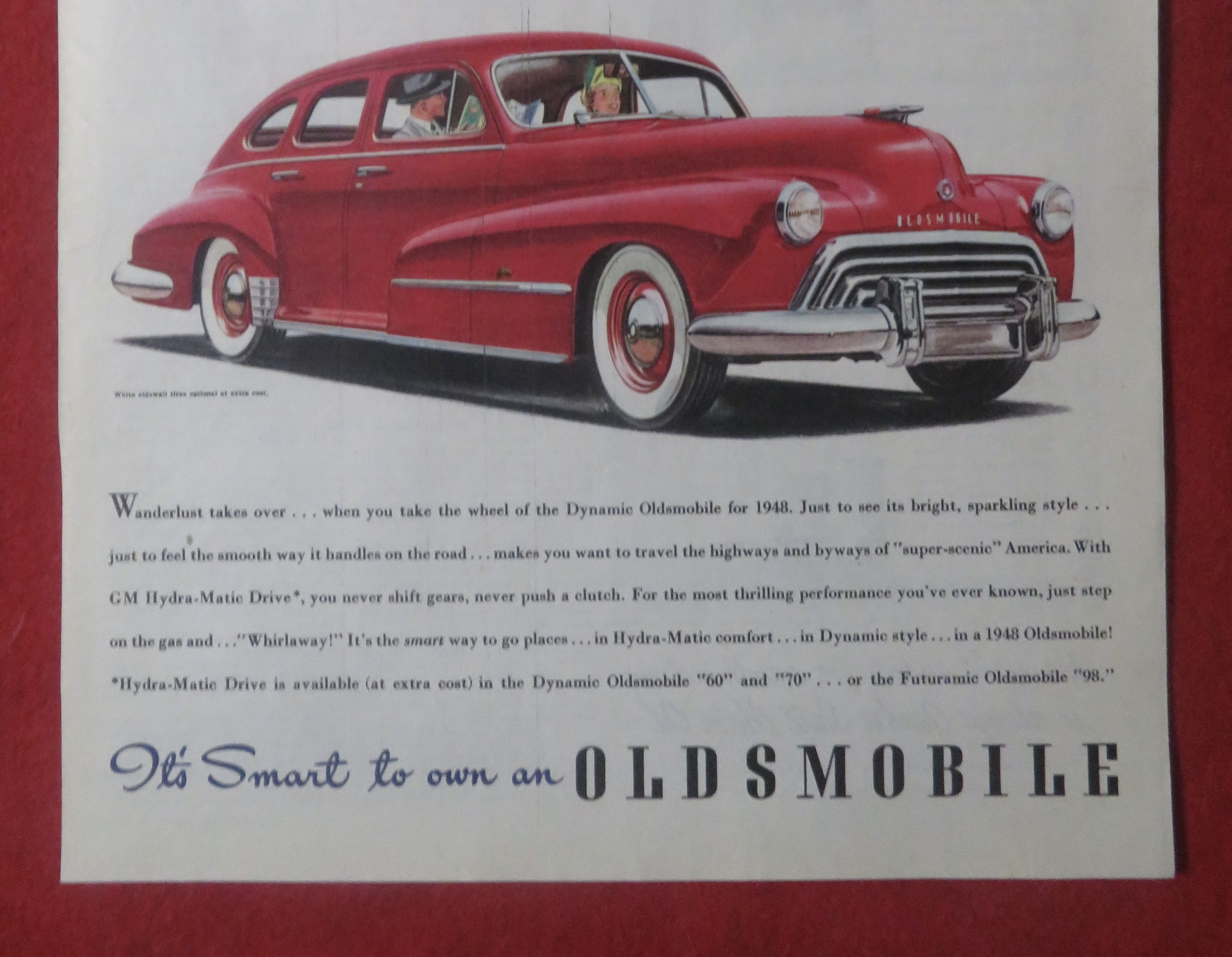 1948 Oldsmobile Automobile with Hydra Matic Drive