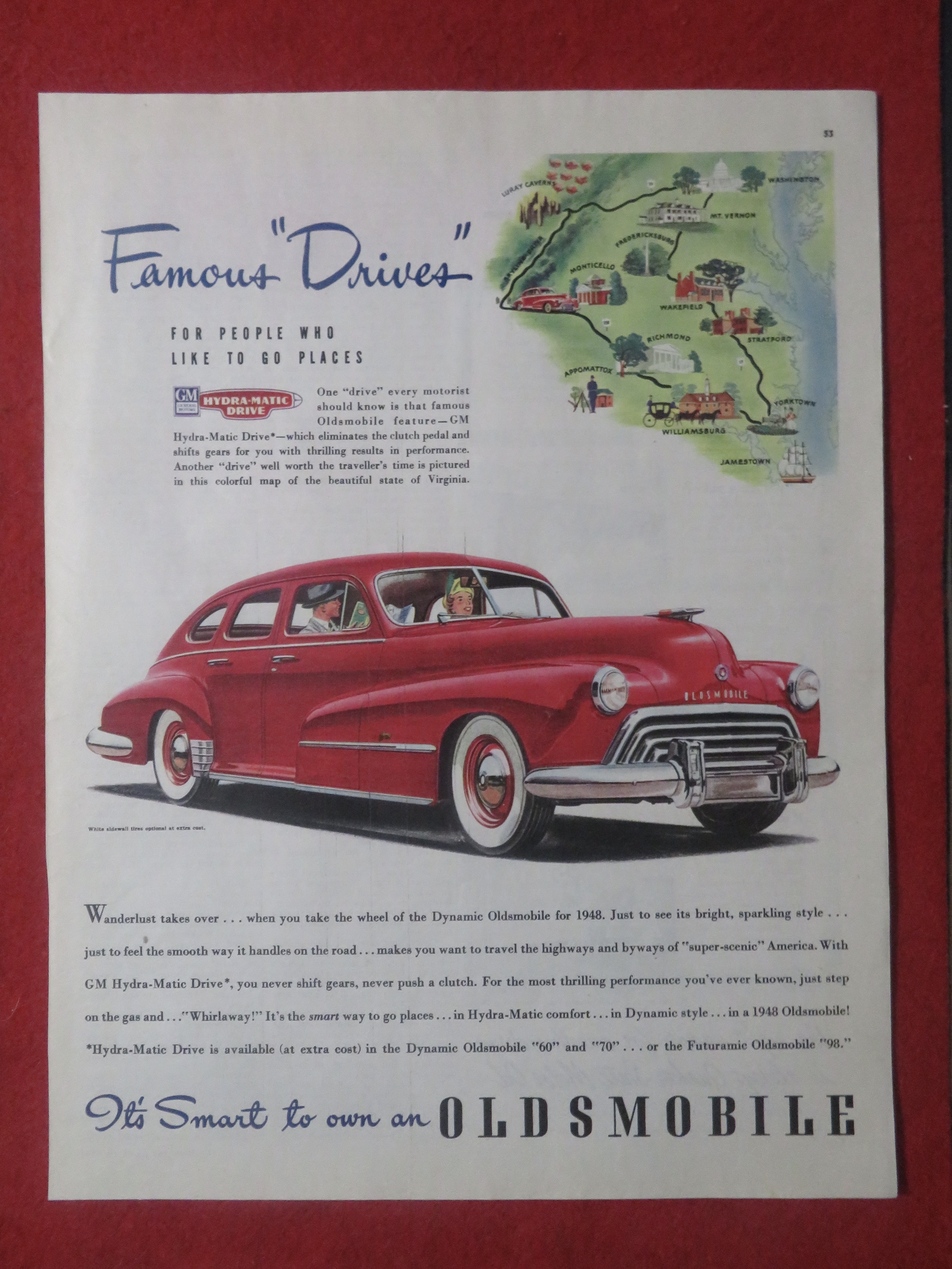 1948 Oldsmobile Automobile with Hydra Matic Drive