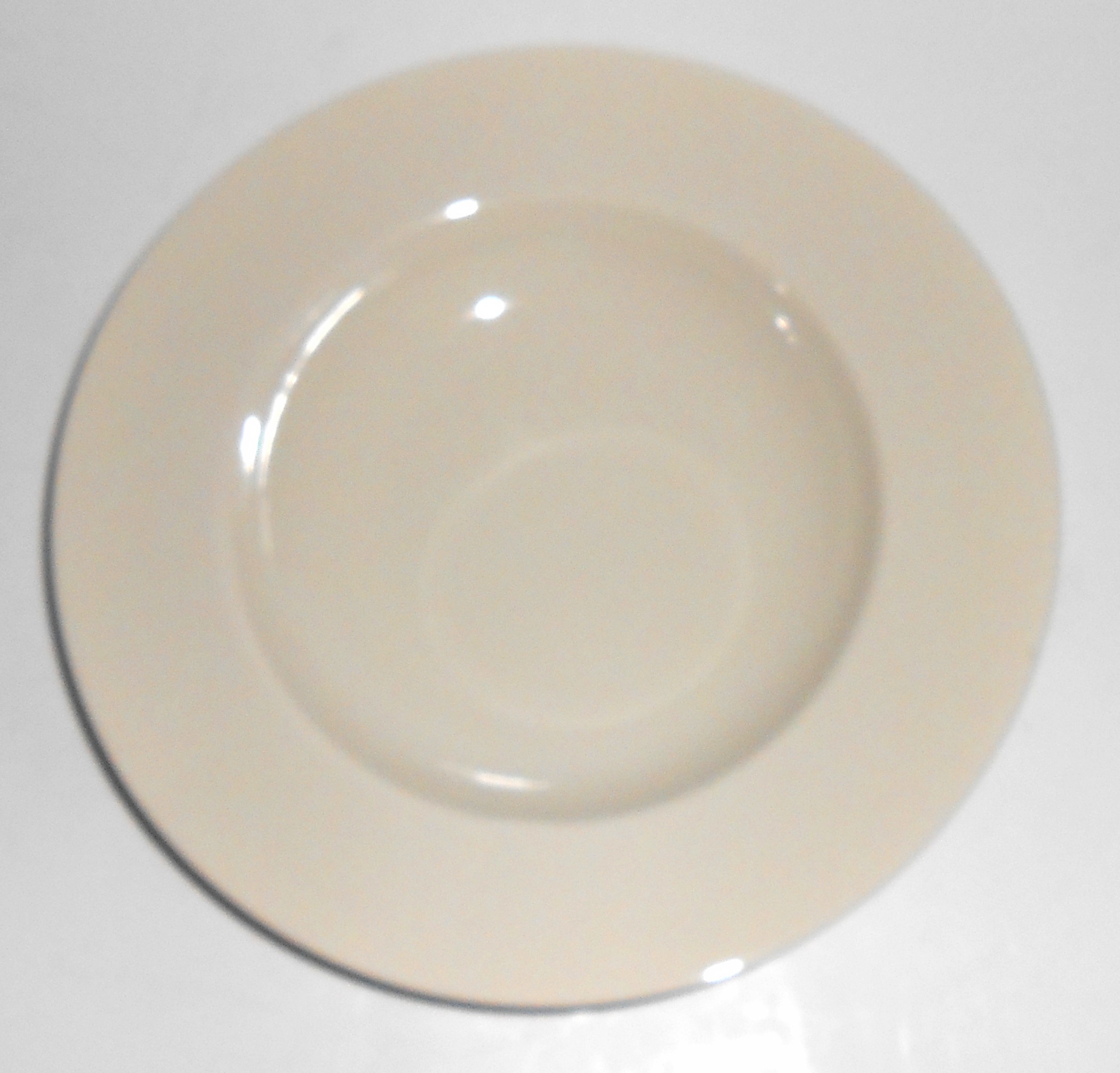 Flintridge China Bon-Lite Rimmed Soup Bowl Mint