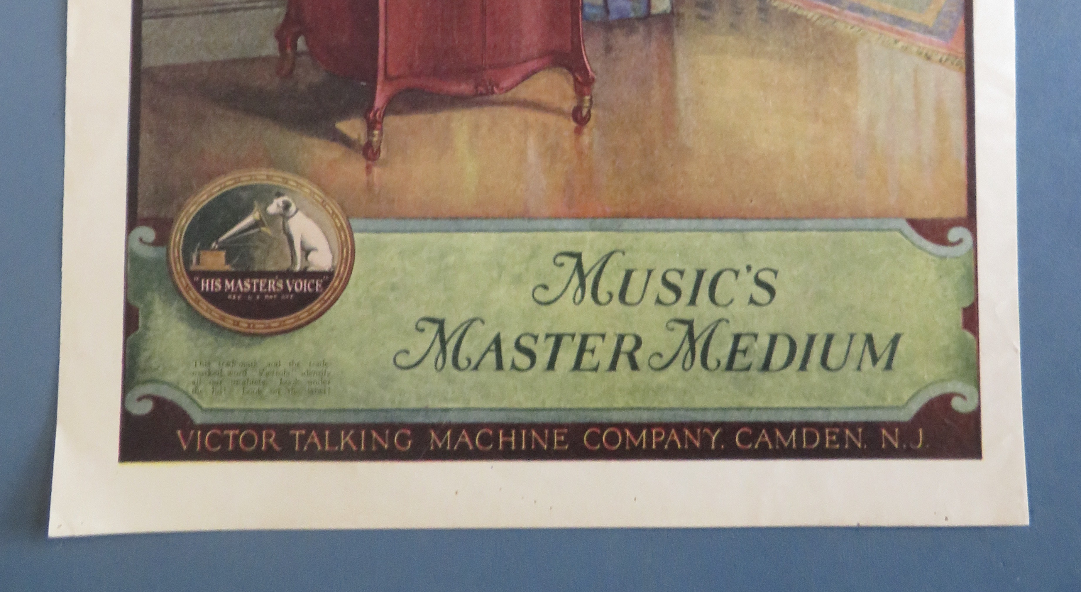 1920's Victrola with Victrola In A Room