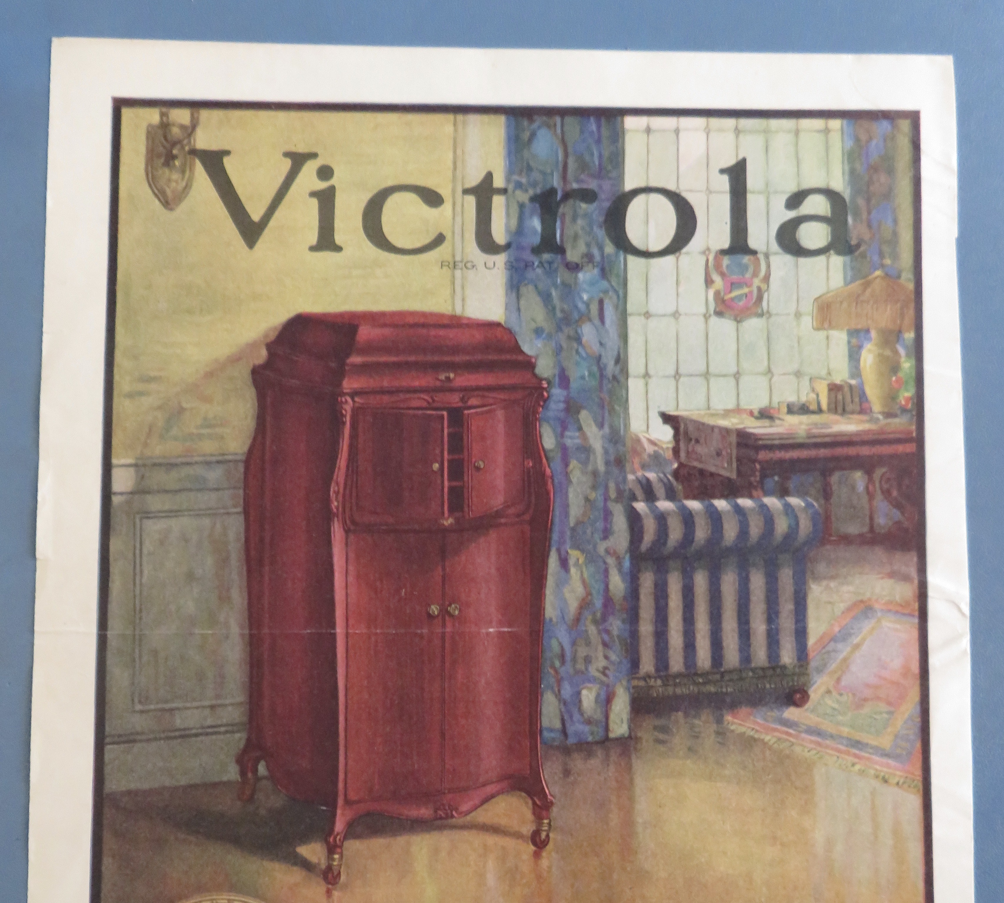 1920's Victrola with Victrola In A Room