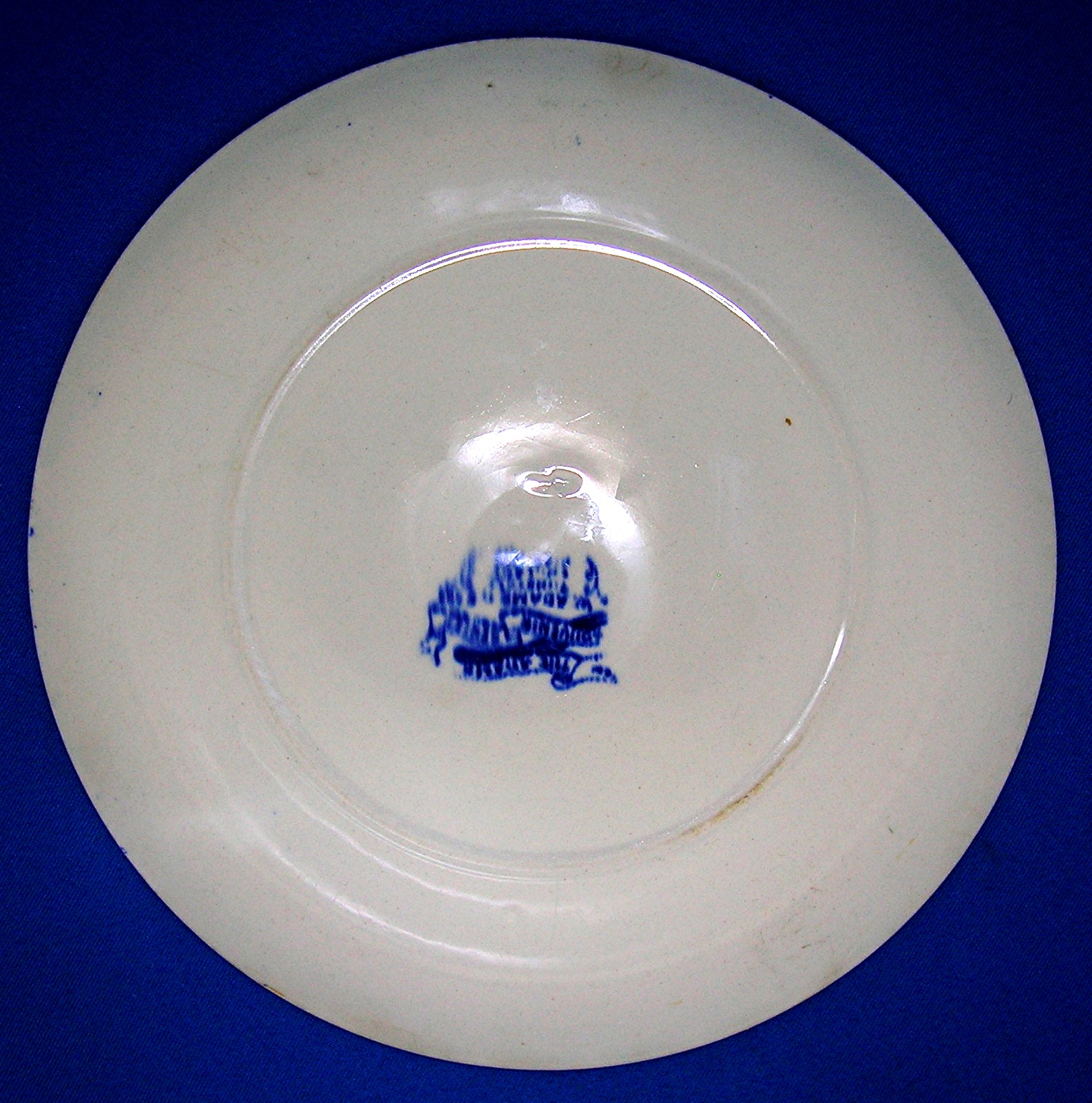 Flow Blue US Congressional Library Adams China  England