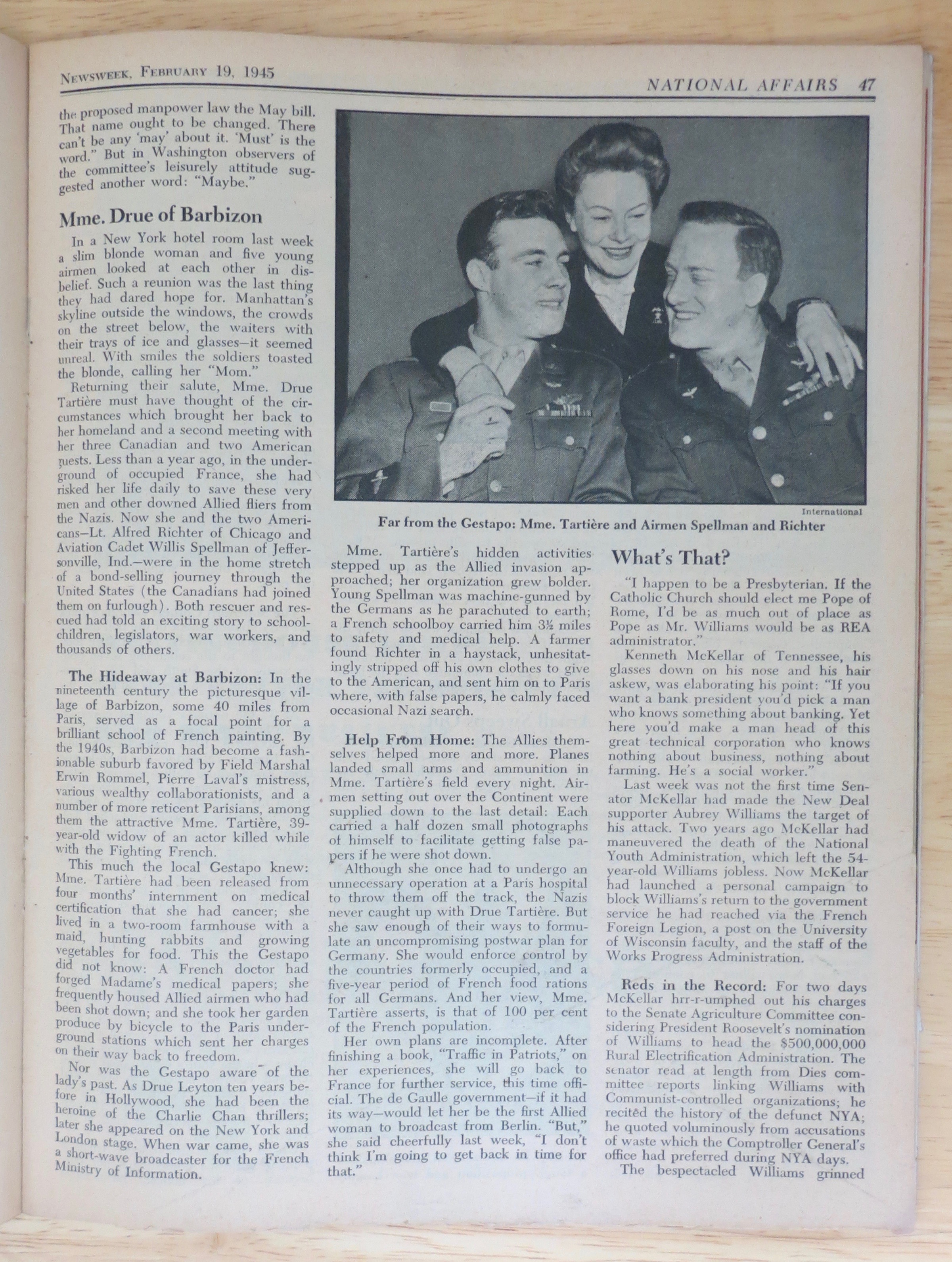 Newsweek Magazine February 19, 1945 Hero Of The Islands