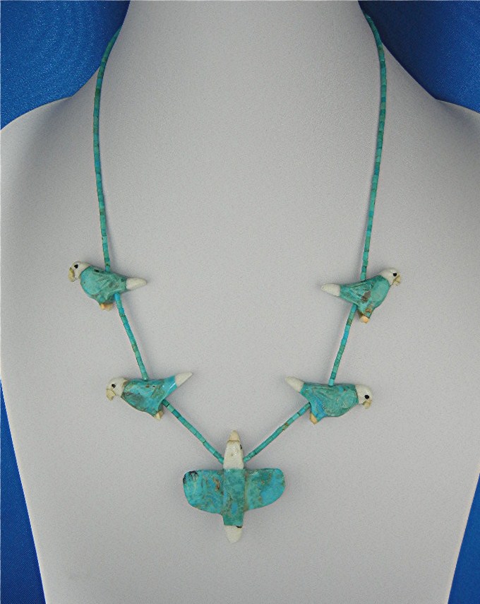 Fetish Hand Carved Turquoise Matt Mitchell USA