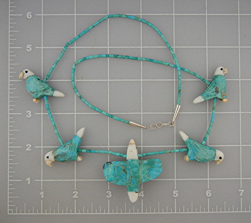 Fetish Hand Carved Turquoise Matt Mitchell USA