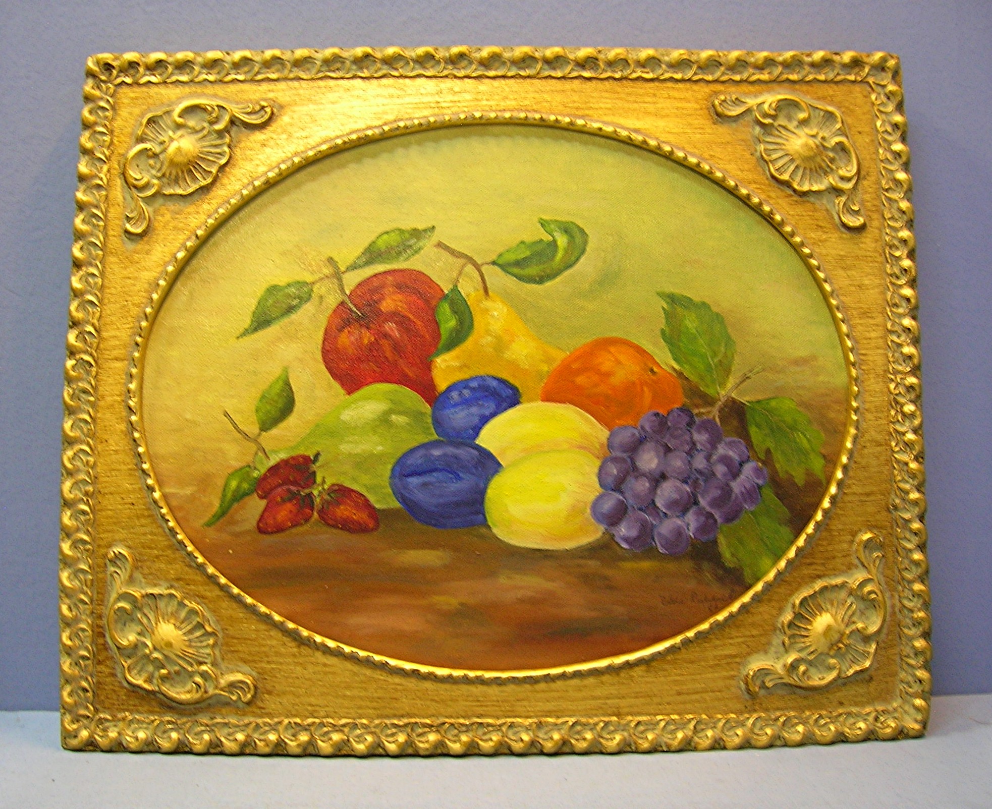 Framed Oil Painting Signed Vere Radcheki 83