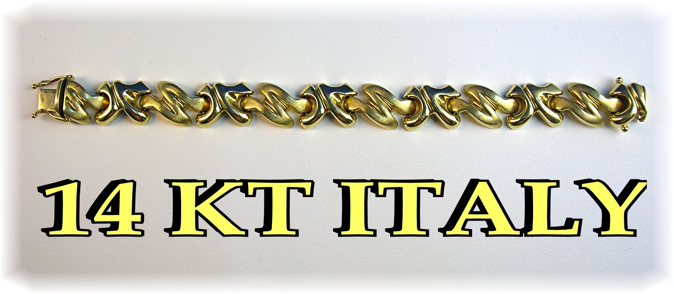 14K Yellow Gold Italian Bracelet