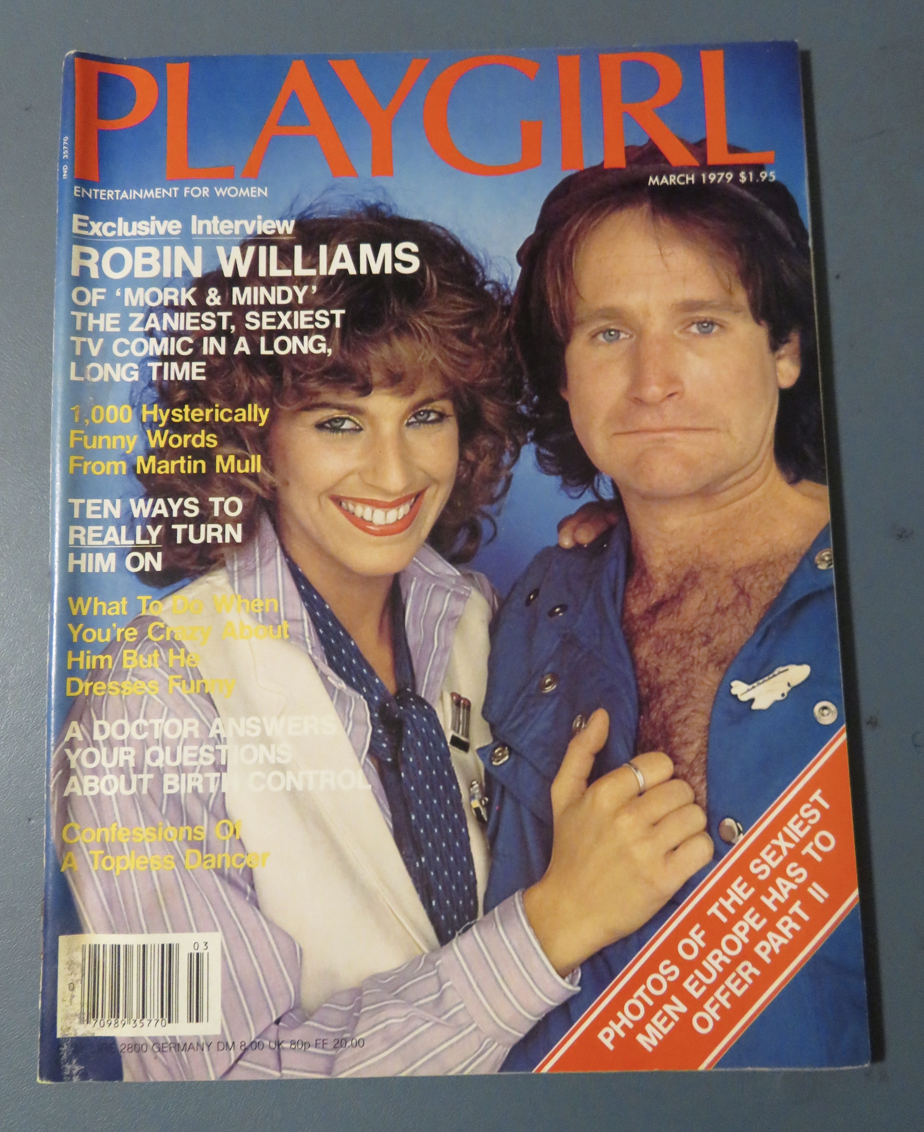 Playgirl Magazine March 1979 Robin Williams