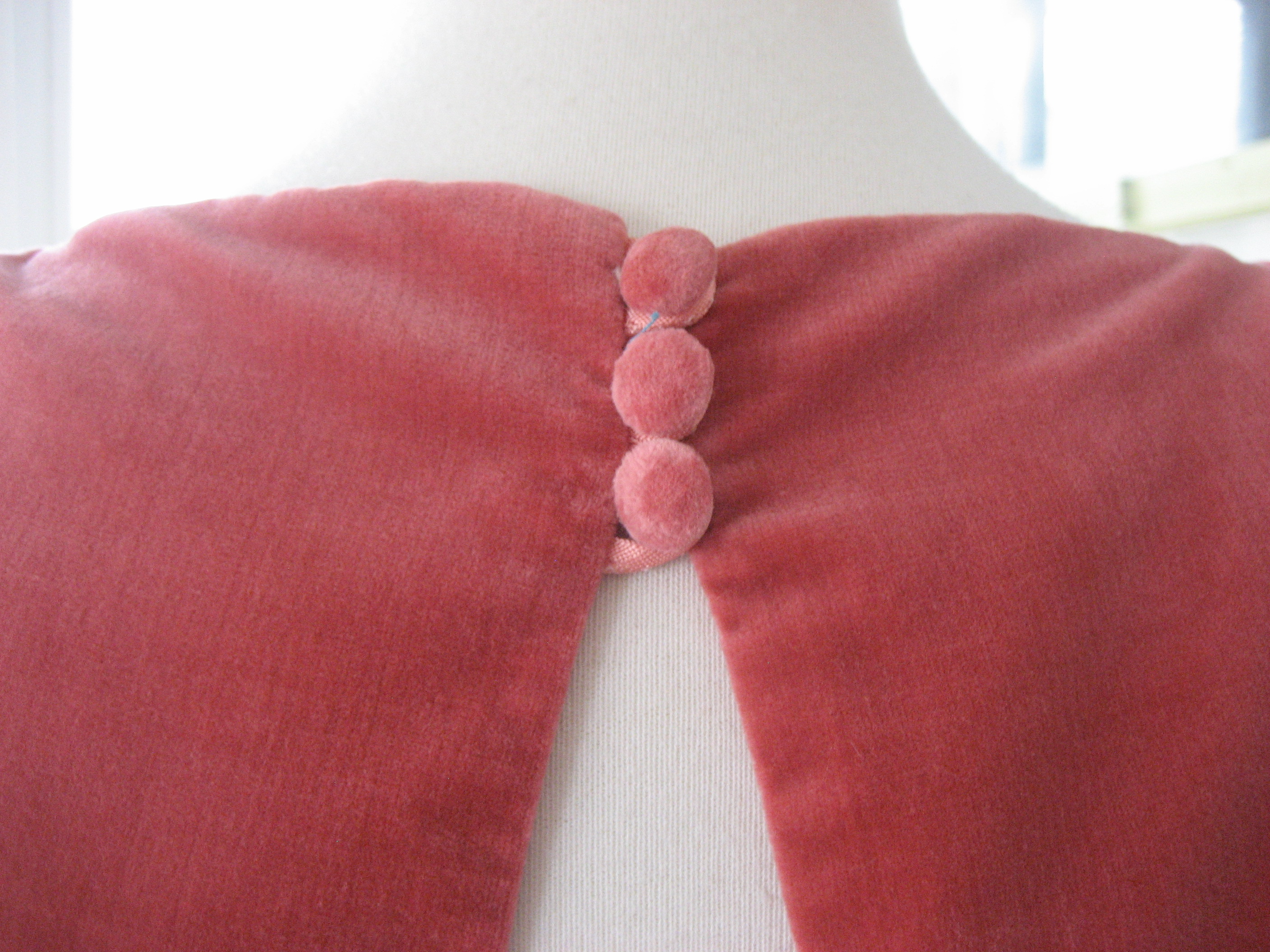 1950s Peach Chiffon Prom Dress