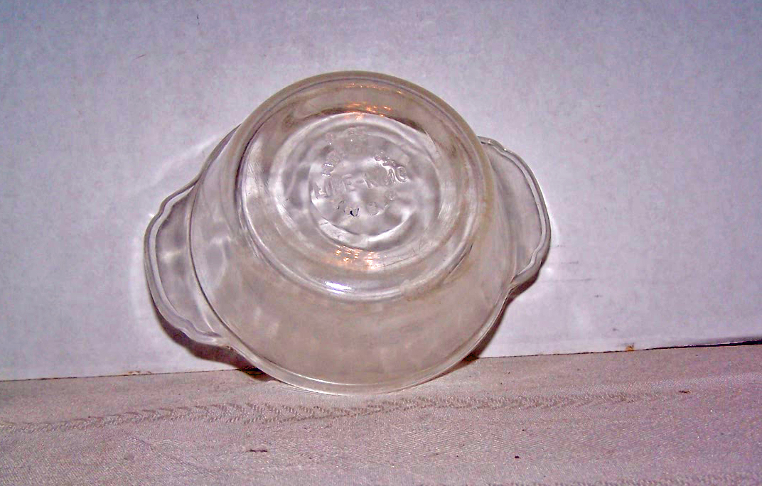 Fire King Covered Small Glass Bowl