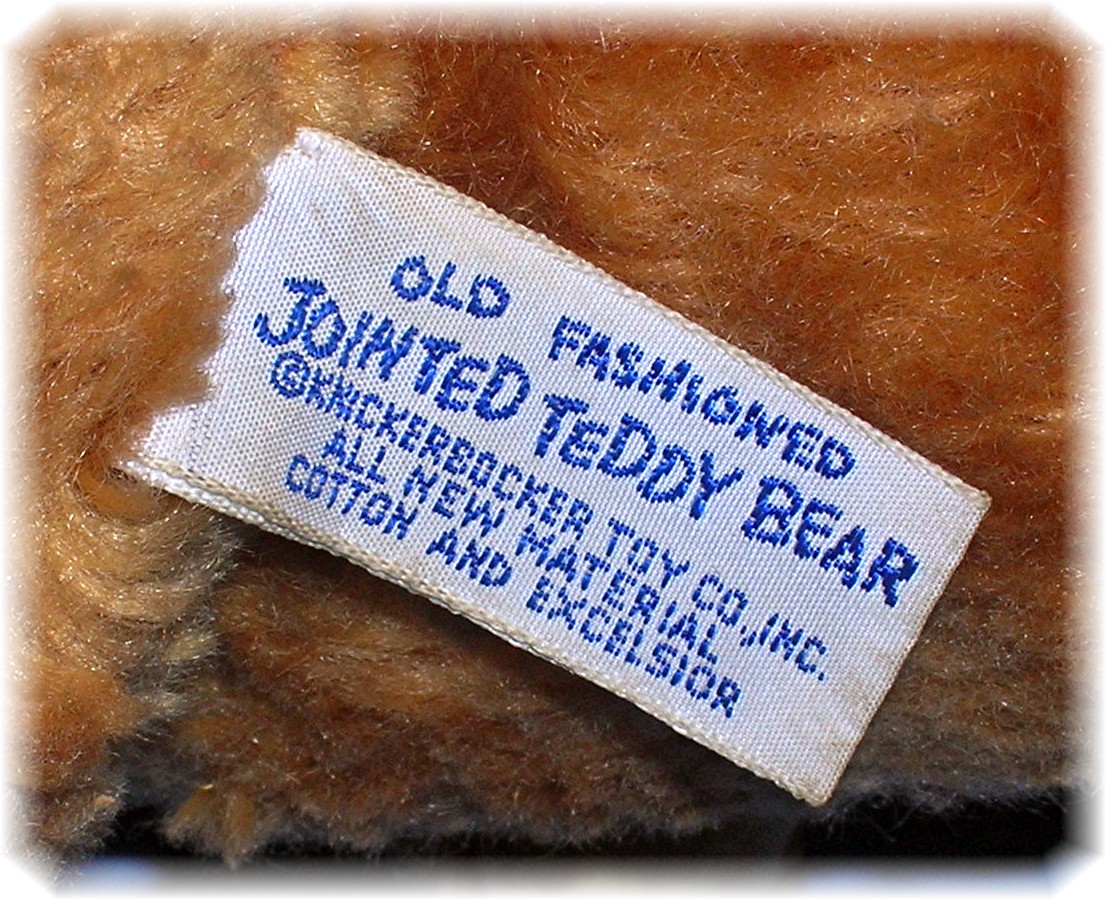 Old Gold Knickerbocker Teddy Bear Mader In Japan