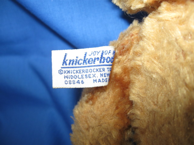 Old Gold Knickerbocker Teddy Bear Mader In Japan
