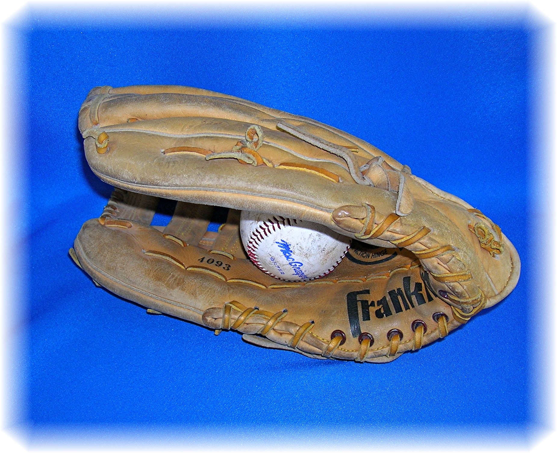 Autographed Franklin Baseball Glove . . . .