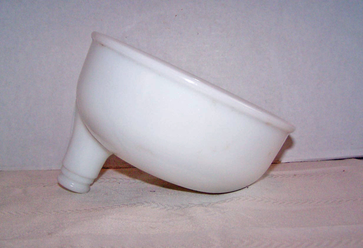 Milk Glass Electric Juicer Mixer Attachment
