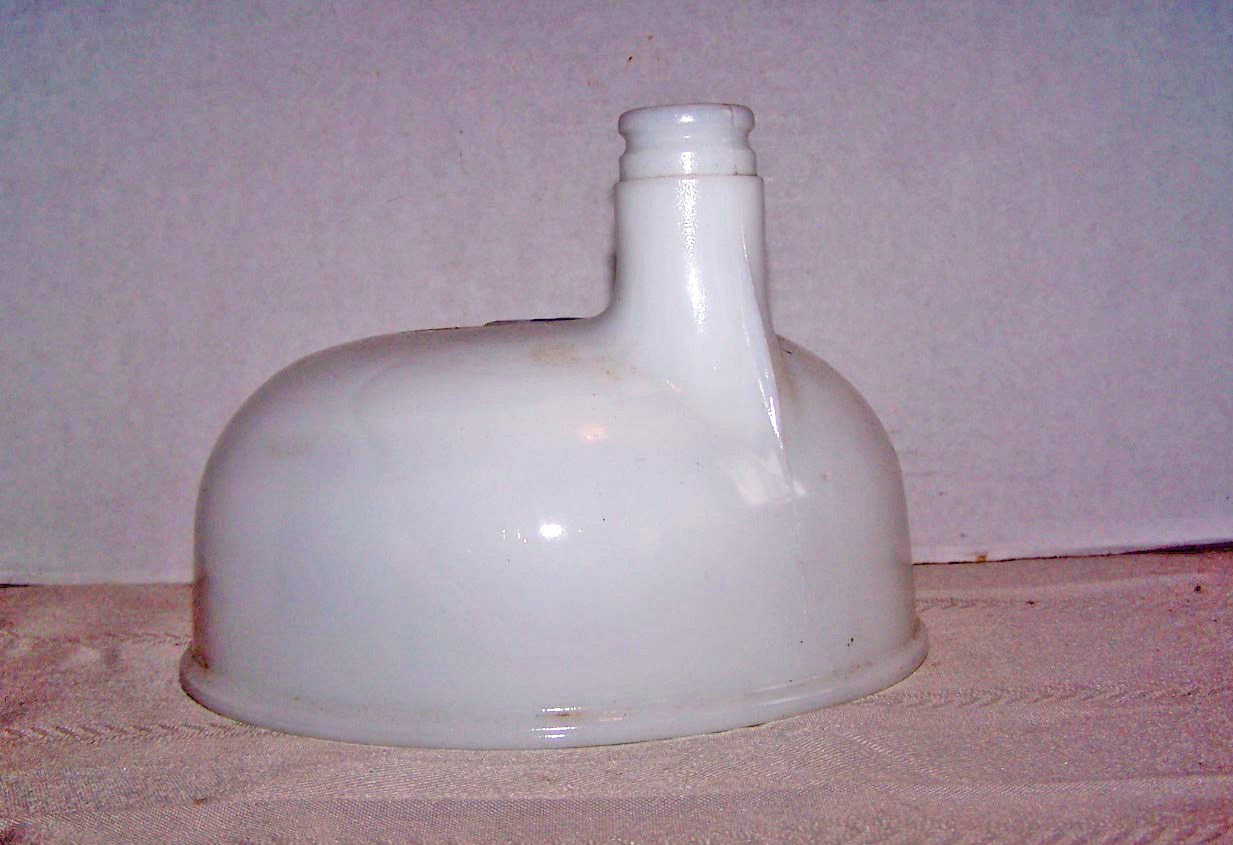 Milk Glass Electric Juicer Mixer Attachment