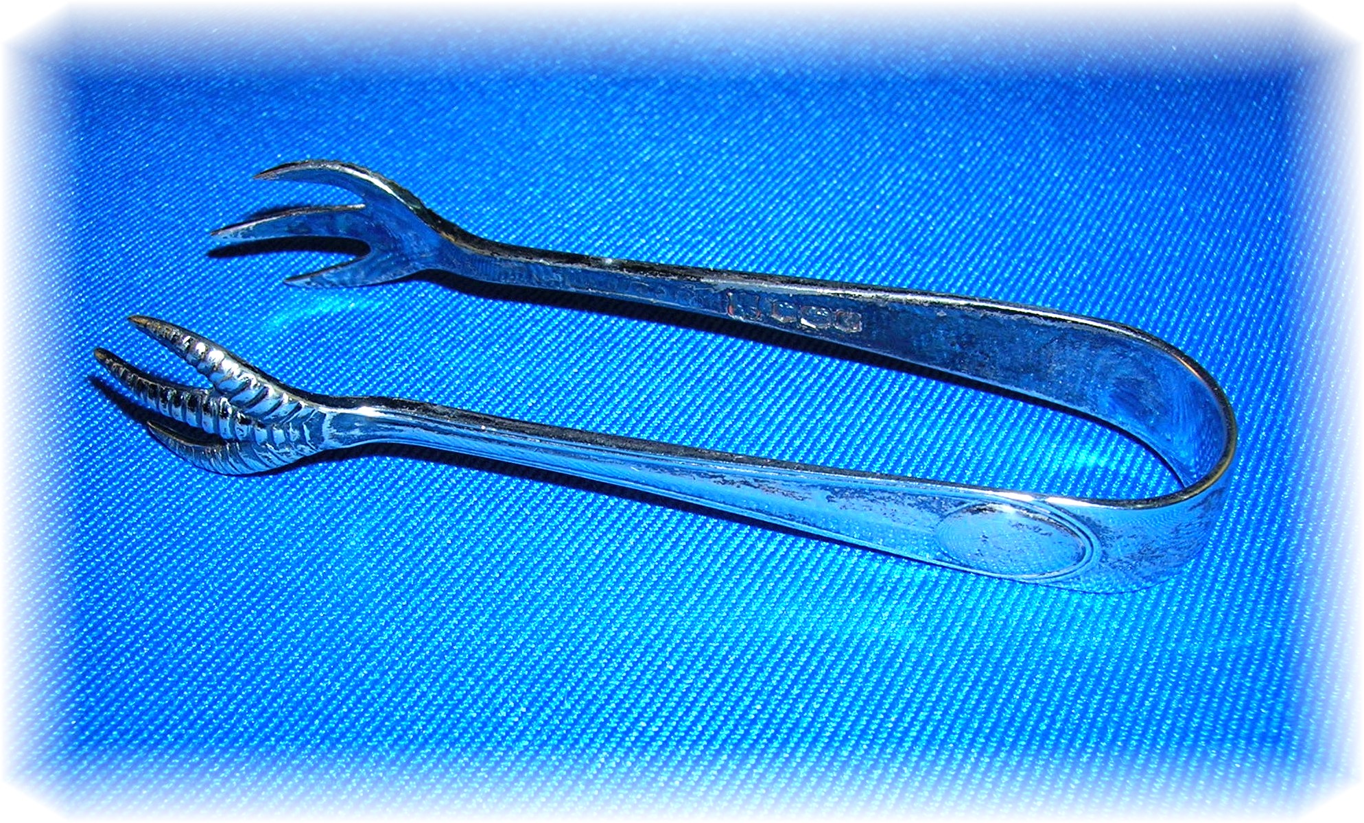 2 Pair Miniature Sterling Silver Hallmarked Sugar Tongs