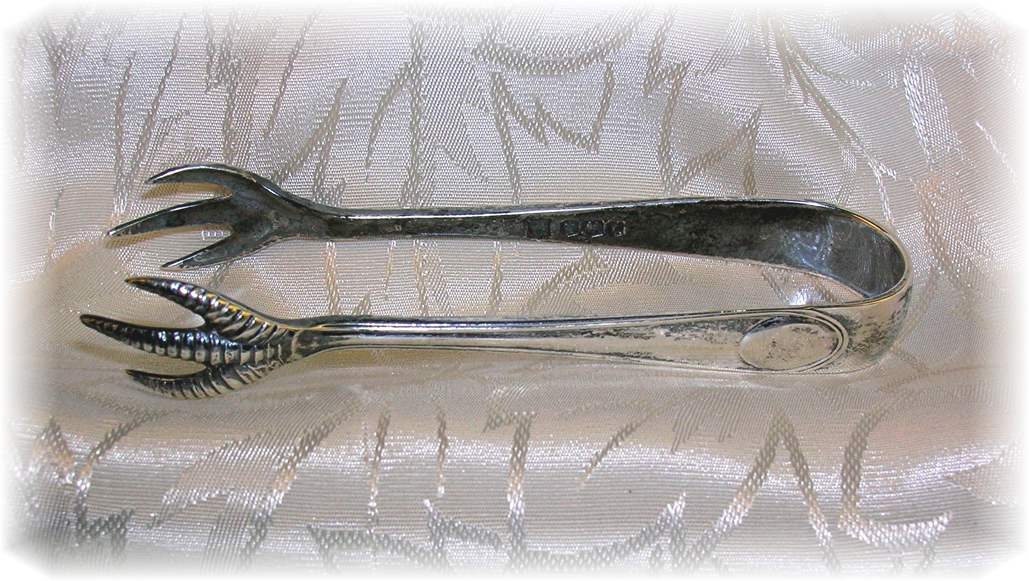 2 Pair Miniature Sterling Silver Hallmarked Sugar Tongs