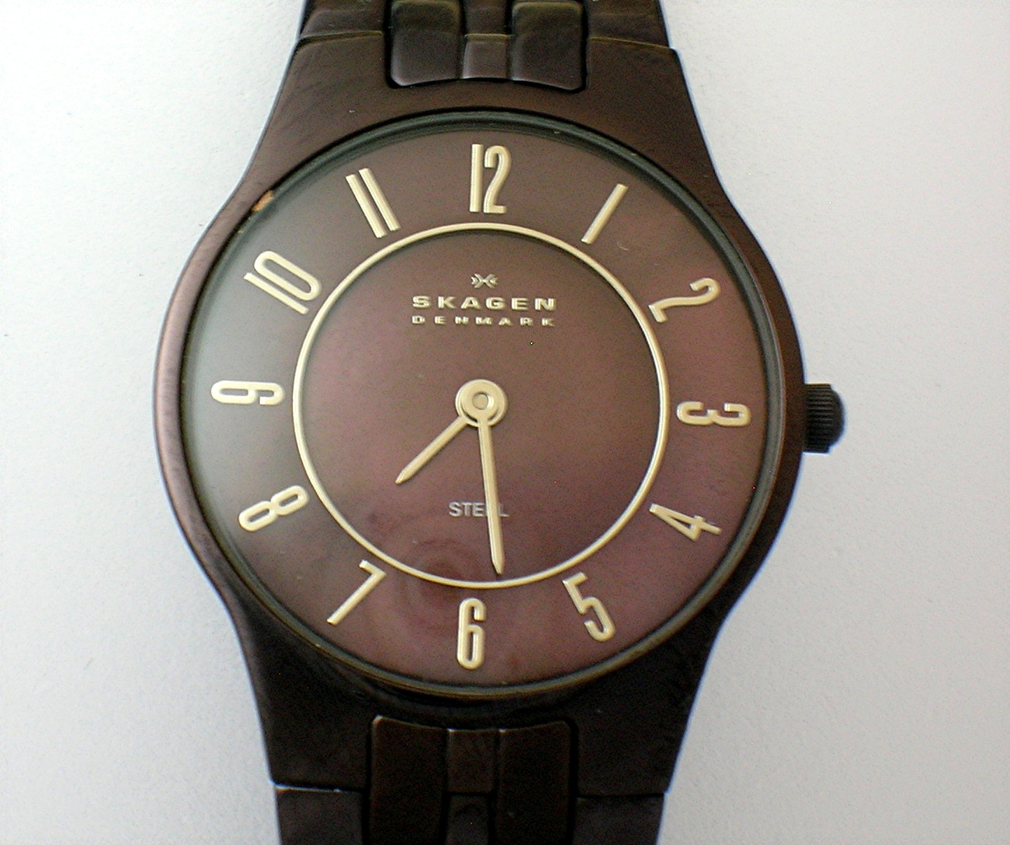 Skagen Grey Steel Ladies Wristwatch.