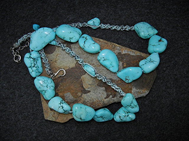 Silver Creations  Sleeping Beauty Turquoise Sterling Si