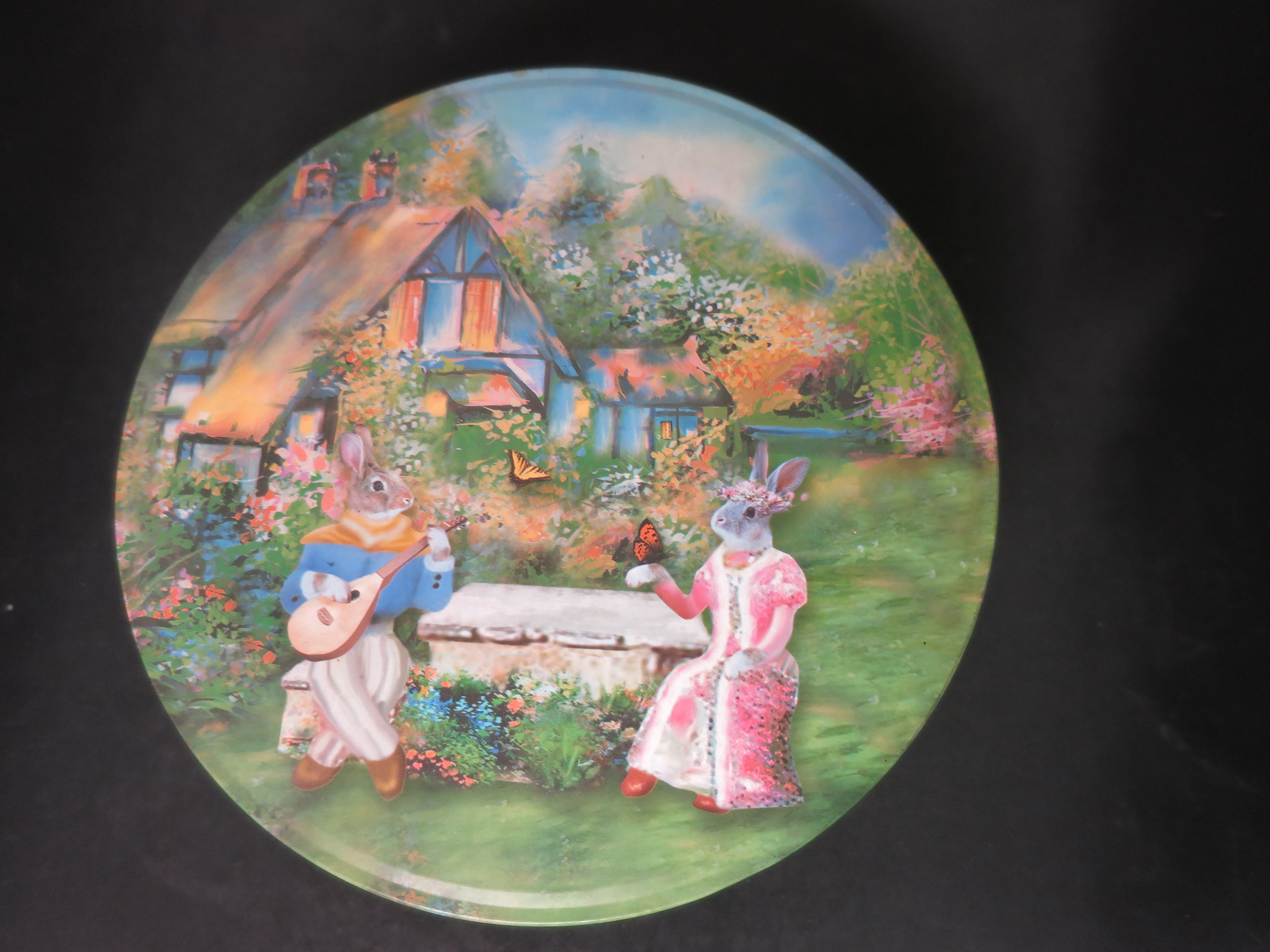 Easter Bunny Spring Cookie Tin