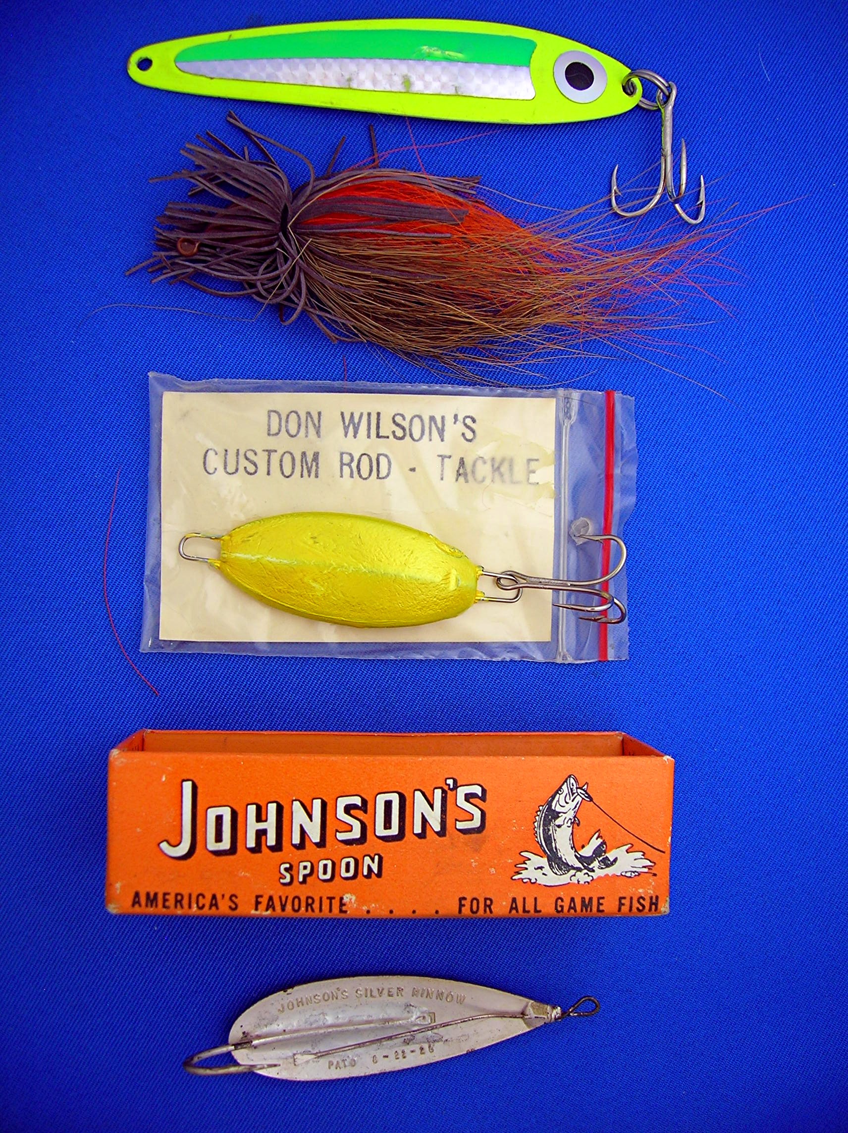 Fishing Lures Lot of 4, Johnson's spoon, others