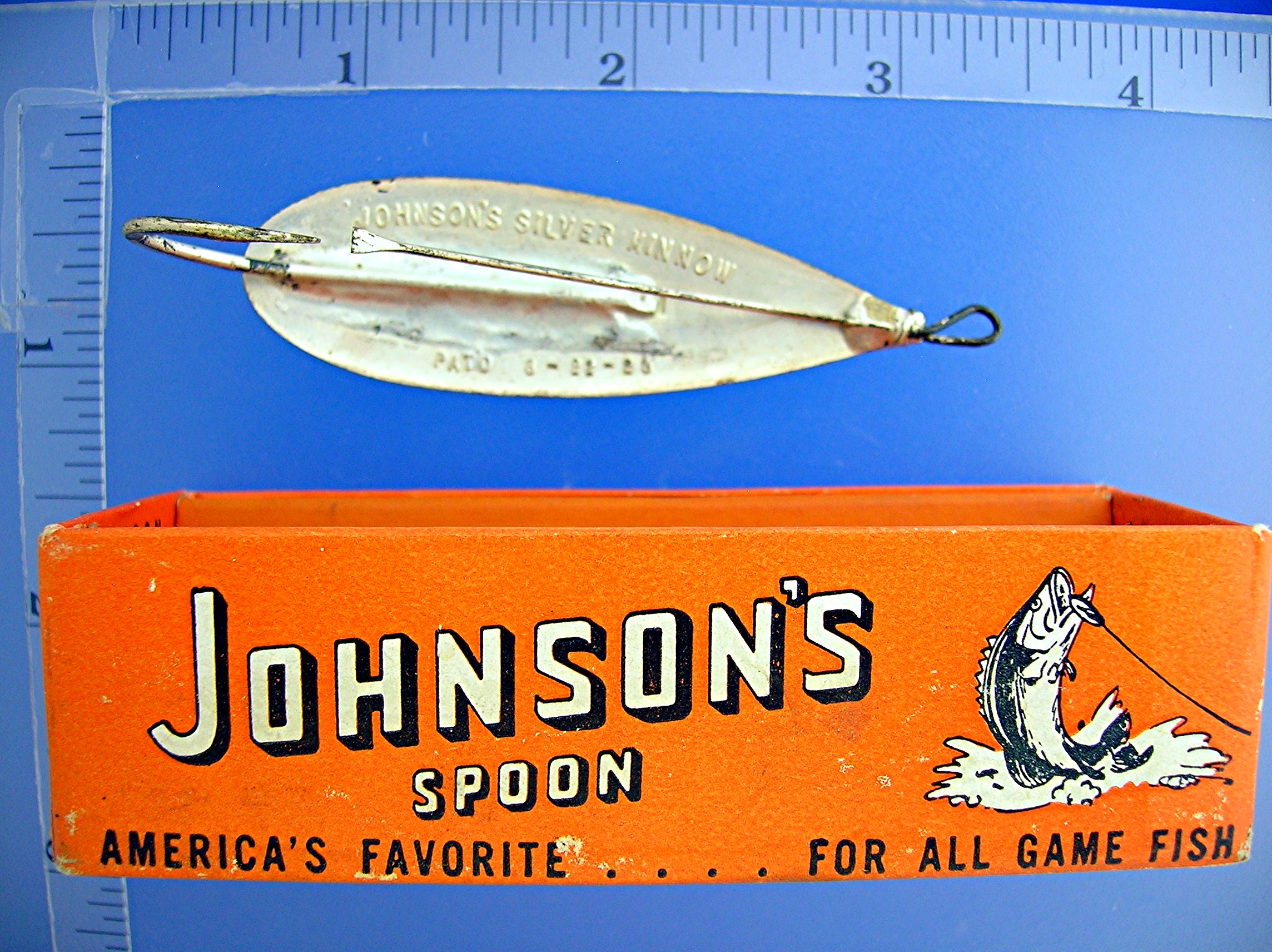 Fishing Lures Lot of 4, Johnson's spoon, others