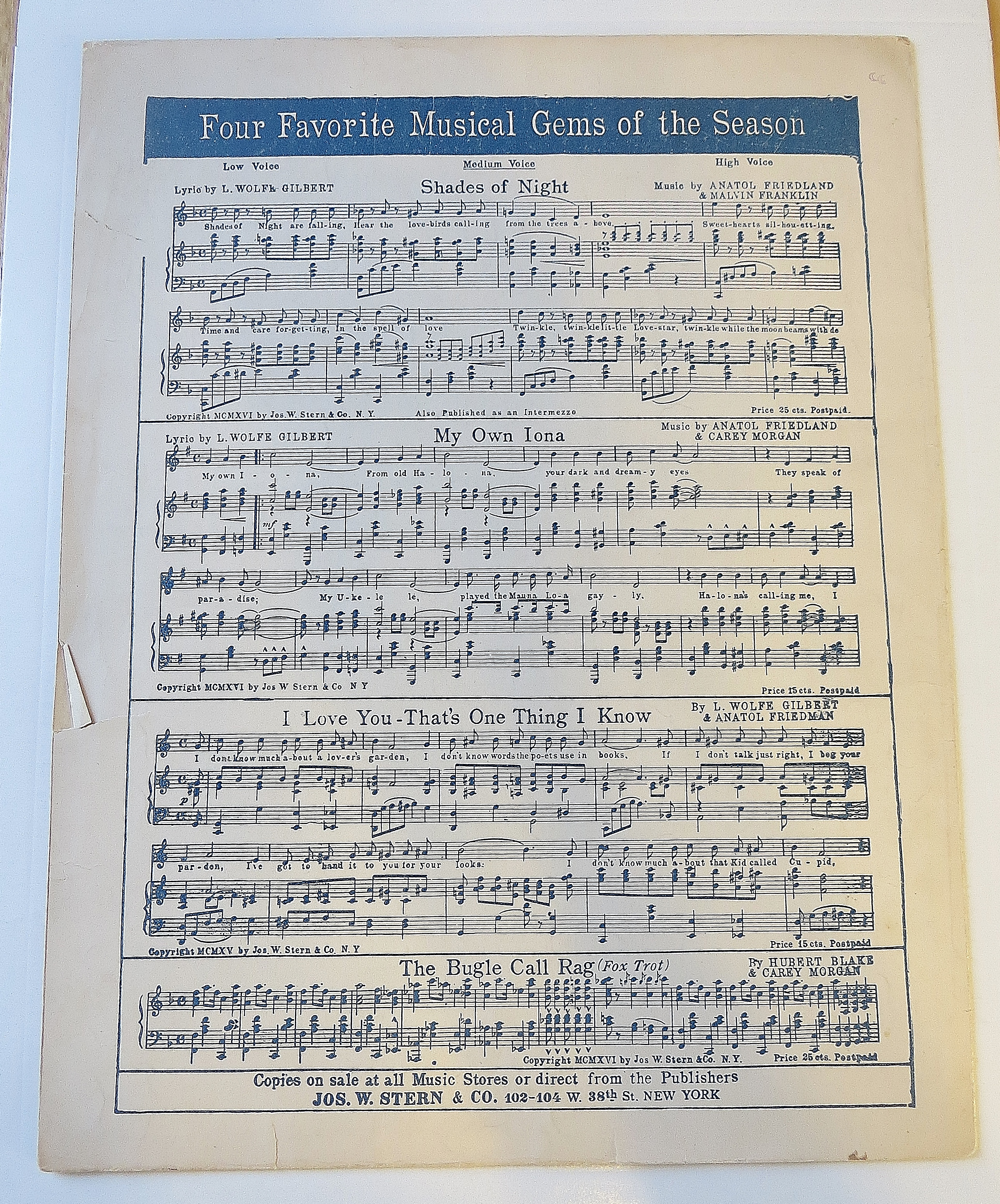 1902 The Pavlowa Gavotte - The Glow Worm