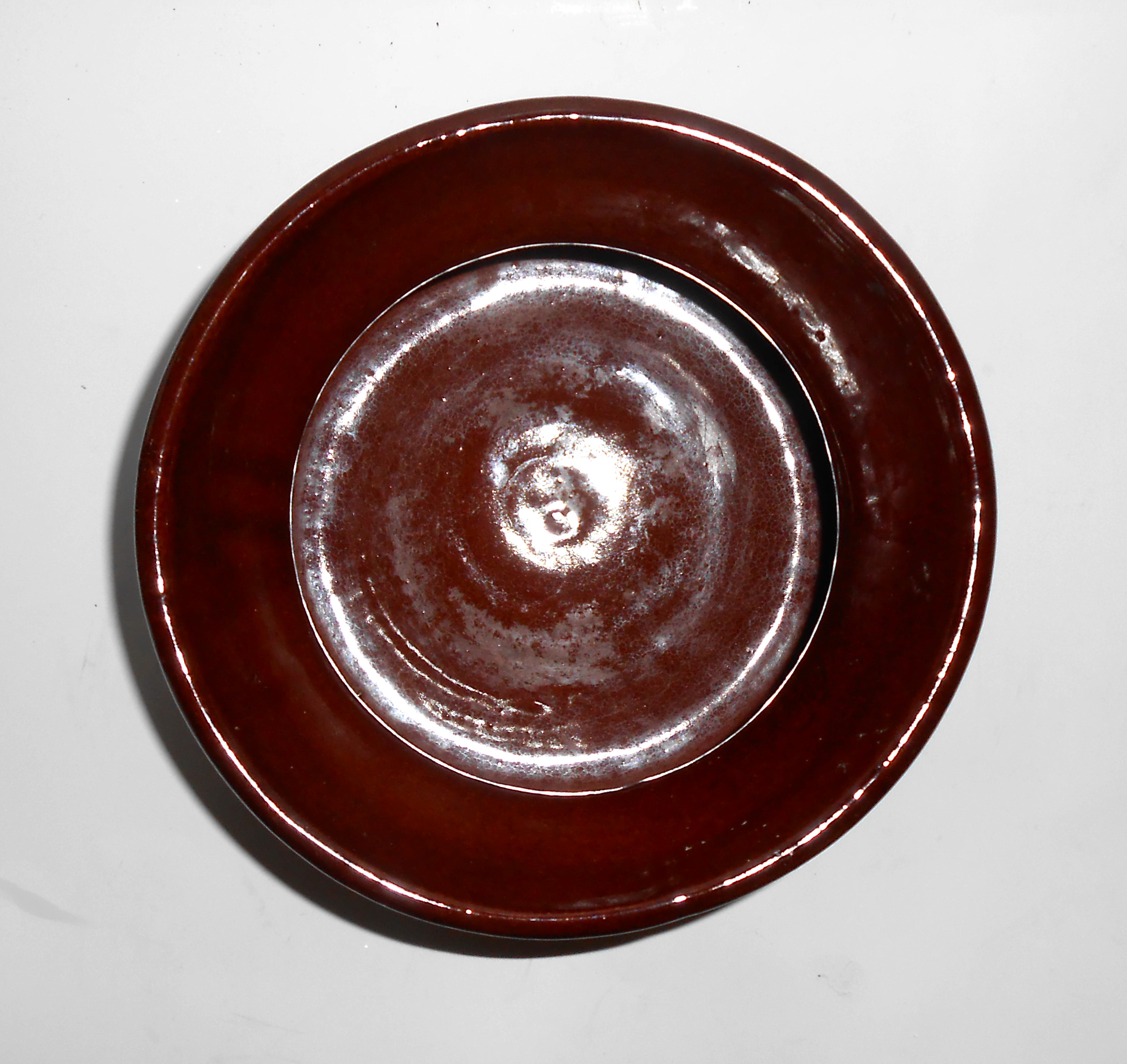 Robinson Ransbottom Pottery Brown #193 Cuspidor! MINT