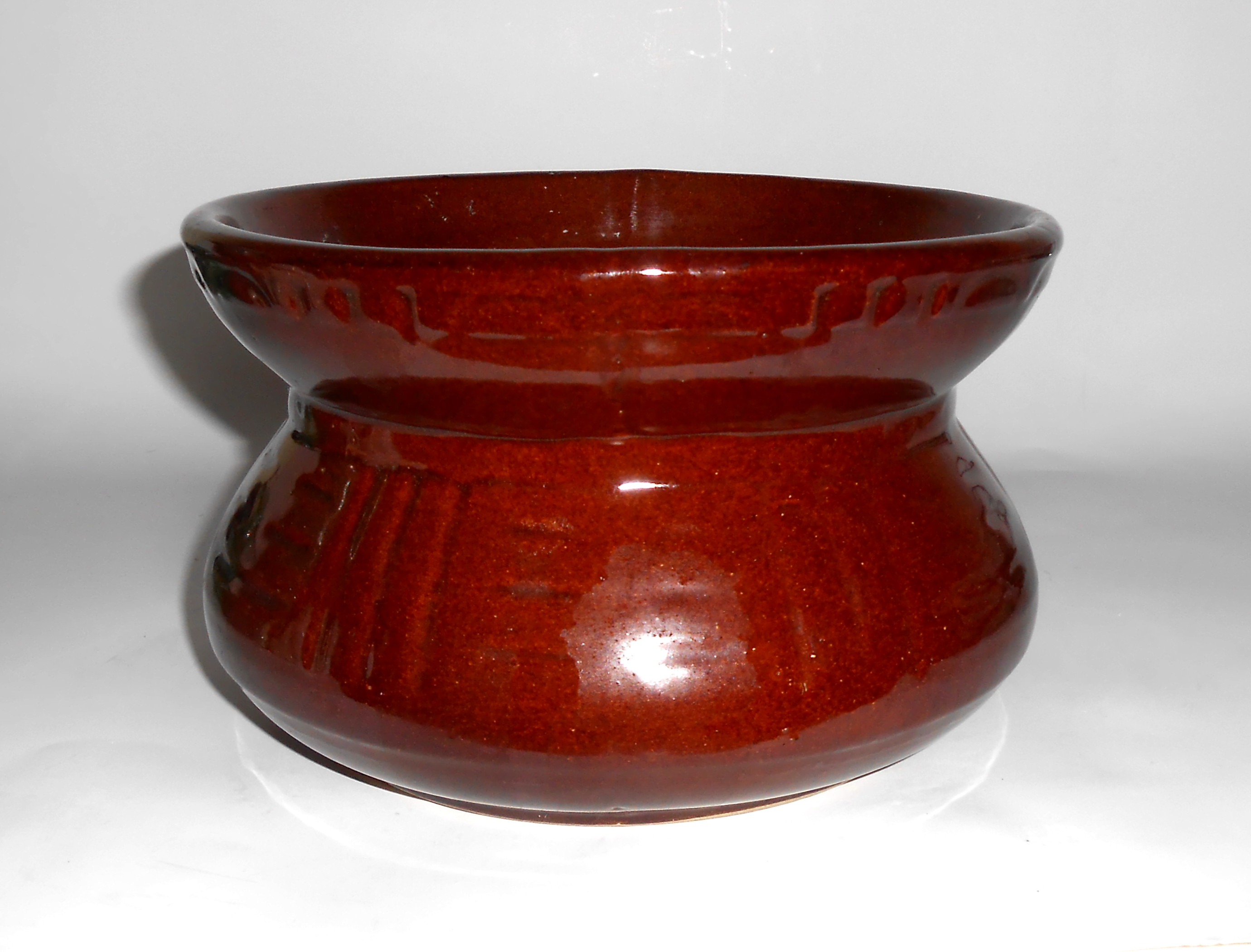 Robinson Ransbottom Pottery Brown #193 Cuspidor! MINT