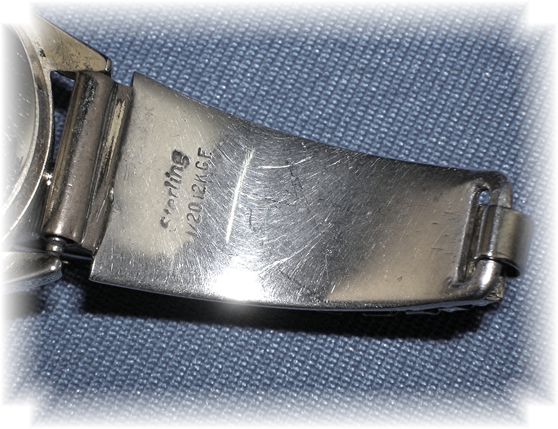 Navajo Sterling Silver 12K GF Ladies Wrist Watch