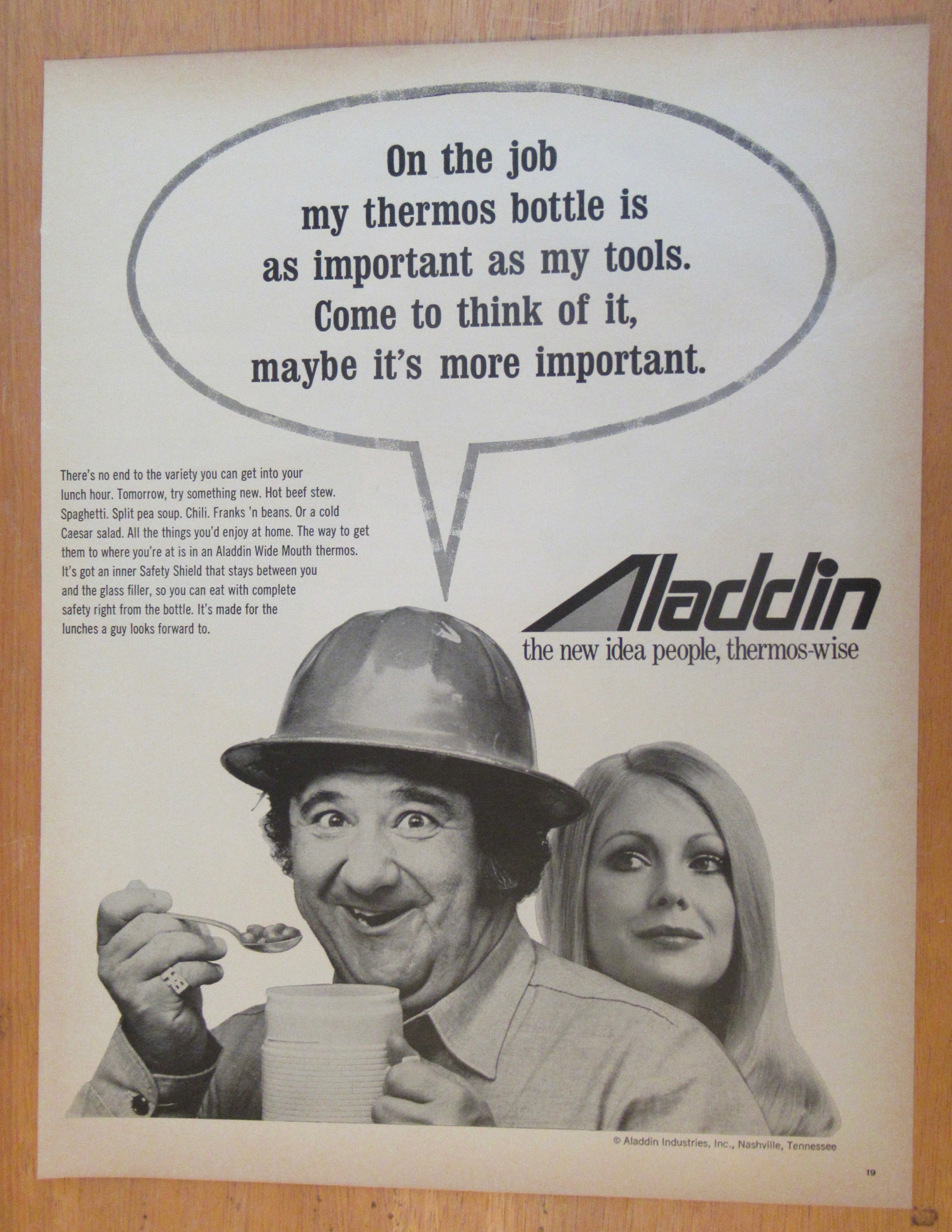 1971 Aladdin Thermos with Buddy Hackett