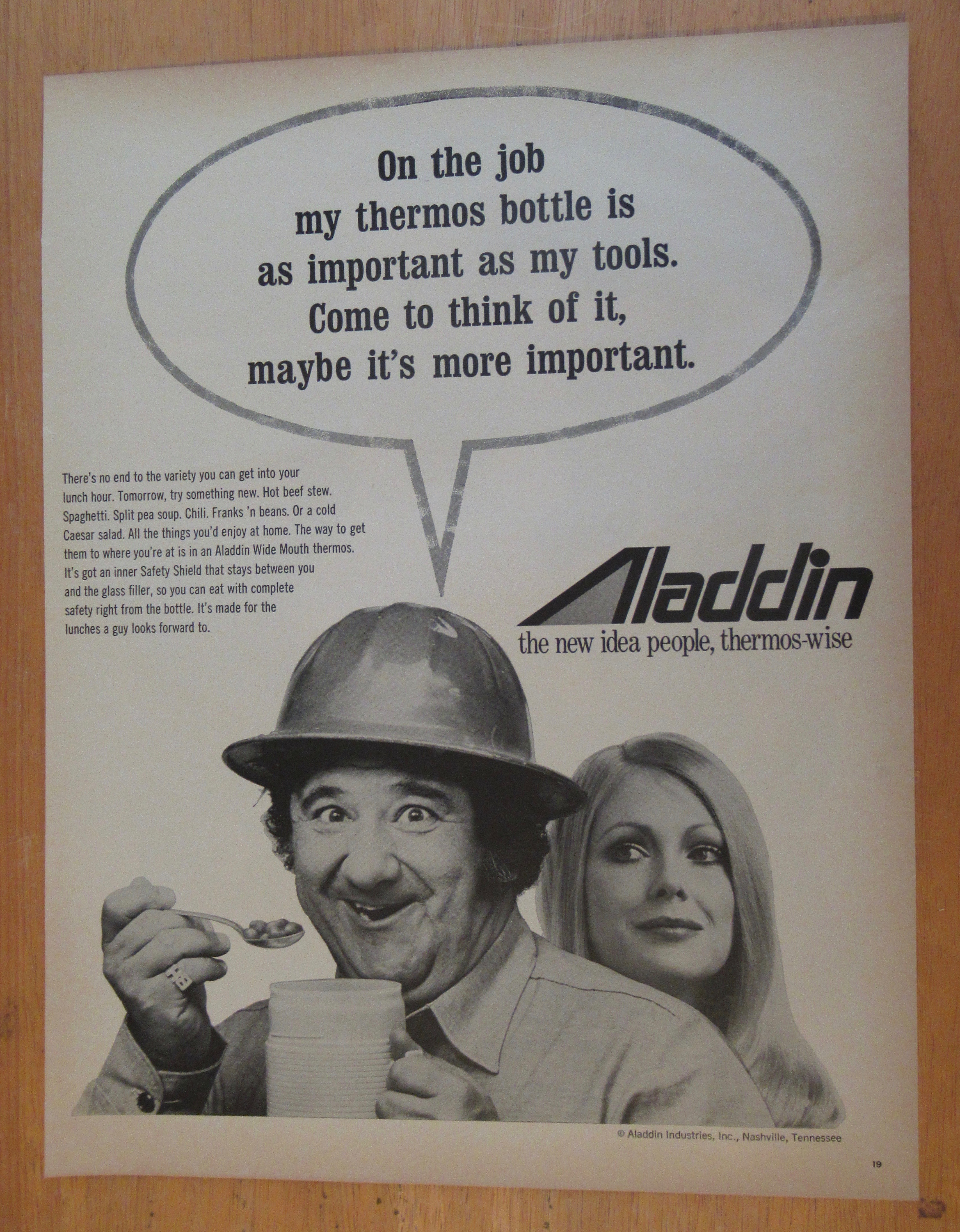1971 Aladdin Thermos with Buddy Hackett