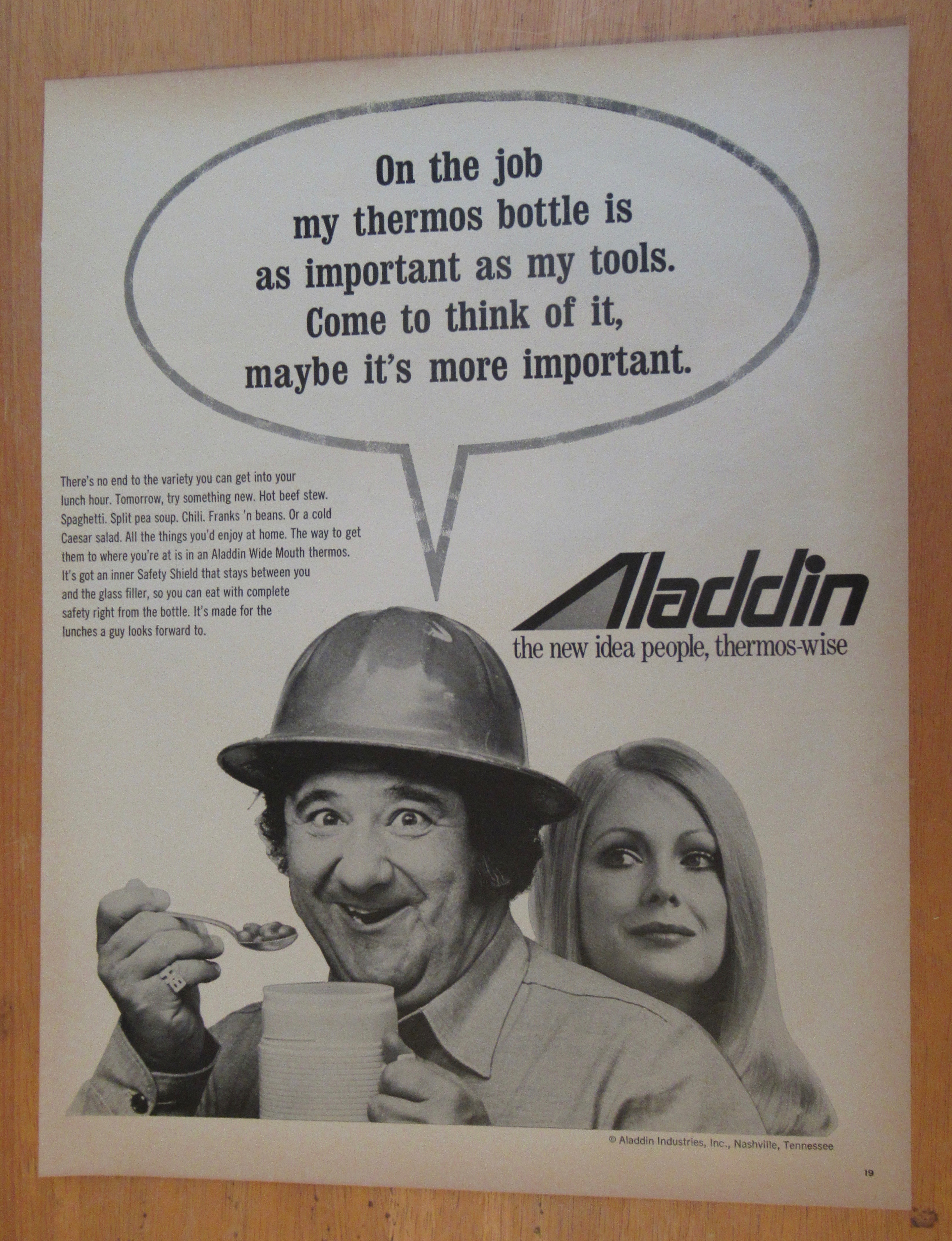 1971 Aladdin Thermos with Buddy Hackett